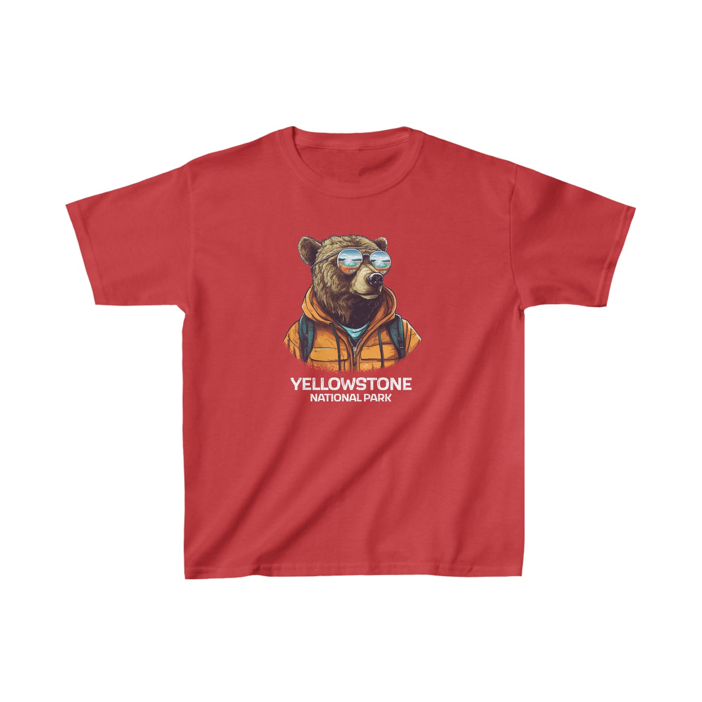 Yellowstone National Park Child T-Shirt - Cool Grizzly Bear