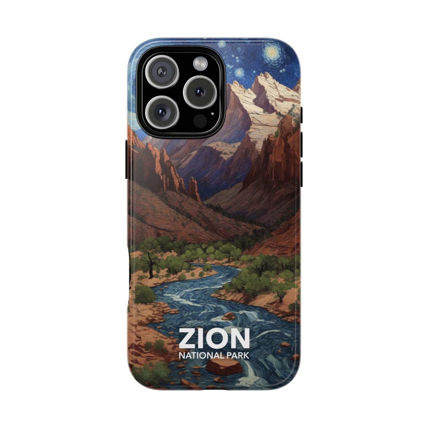 Zion National Park Phone Case - Starry Night