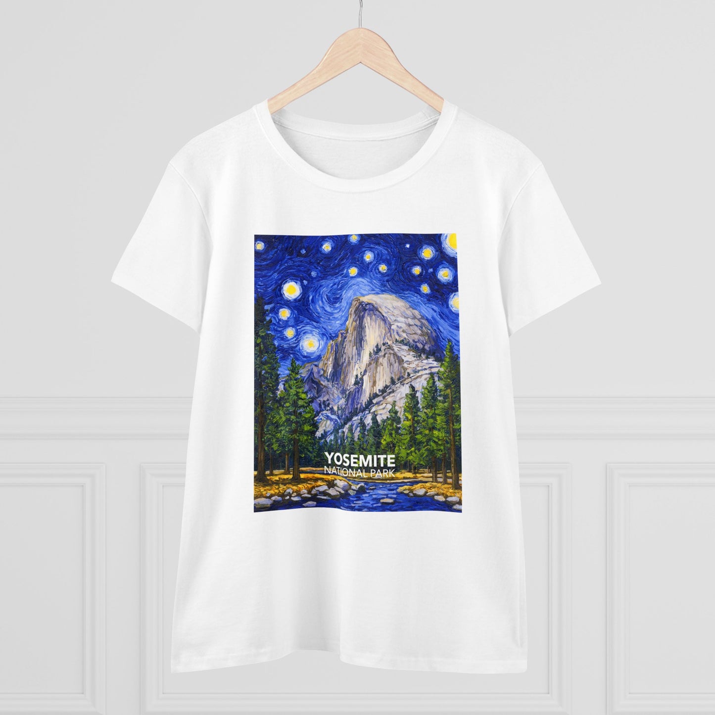 Yosemite National Park T-Shirt - Women's Starry Night