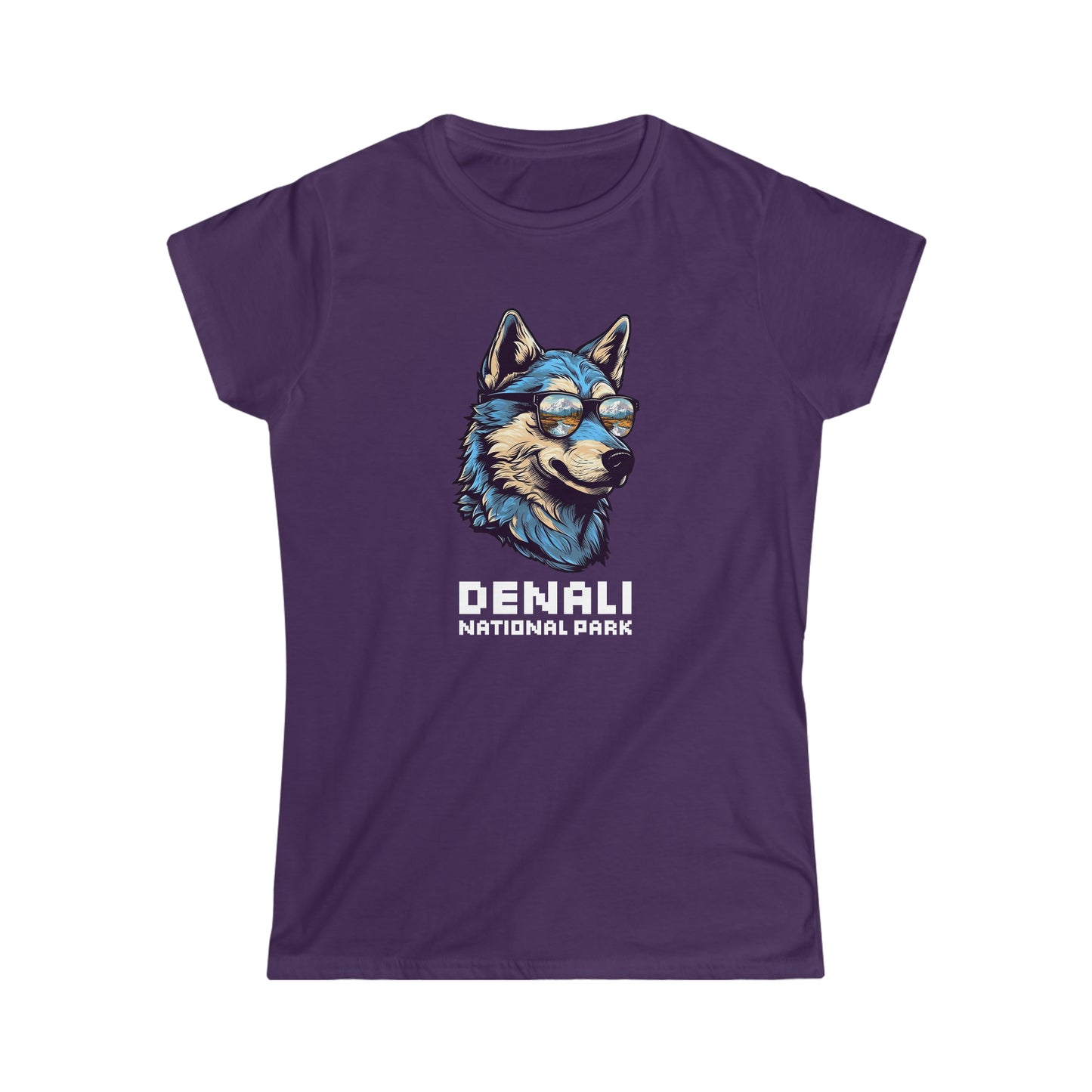 Denali National Park Women's T-Shirt - Cool Wolf
