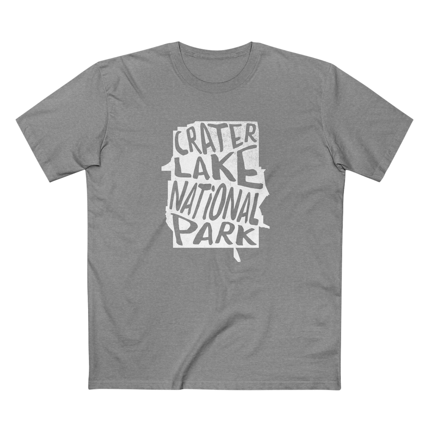 Crater Lake National Park T-Shirt - Map