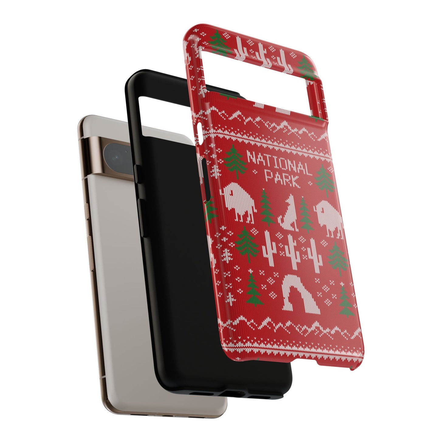 National Park Phone Case - Fair Isle Pattern