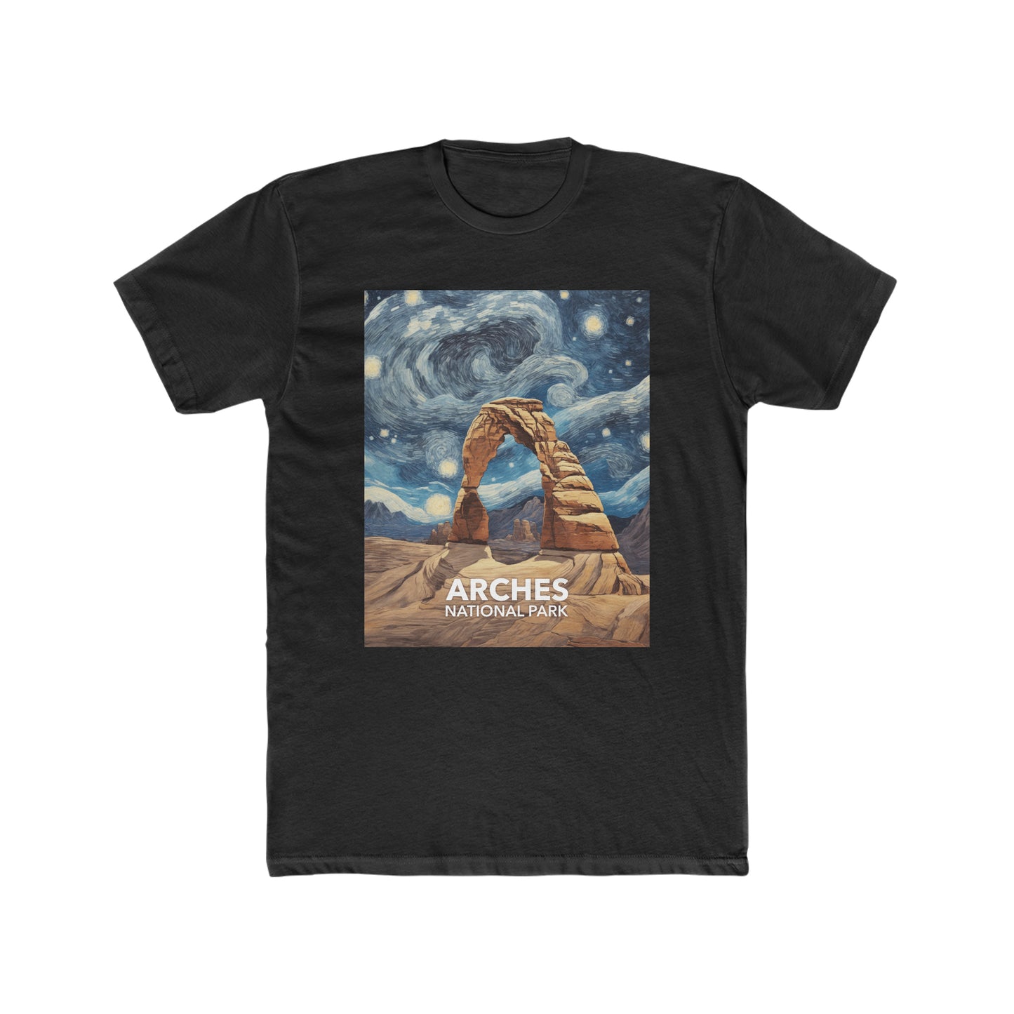 Arches National Park T-Shirt - The Starry Night