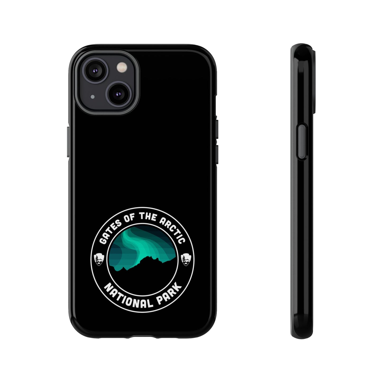 Gates of the Arctic National Park Phone Case - Round Emblem Design