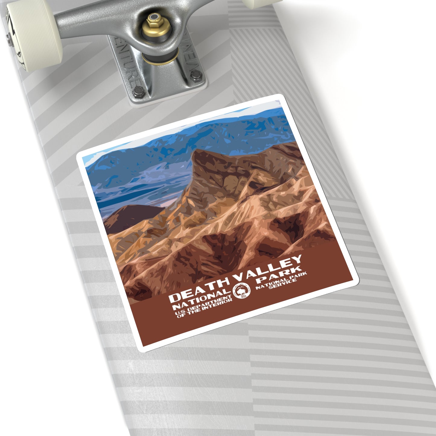 Death Valley National Park Sticker - Zabriskie Point