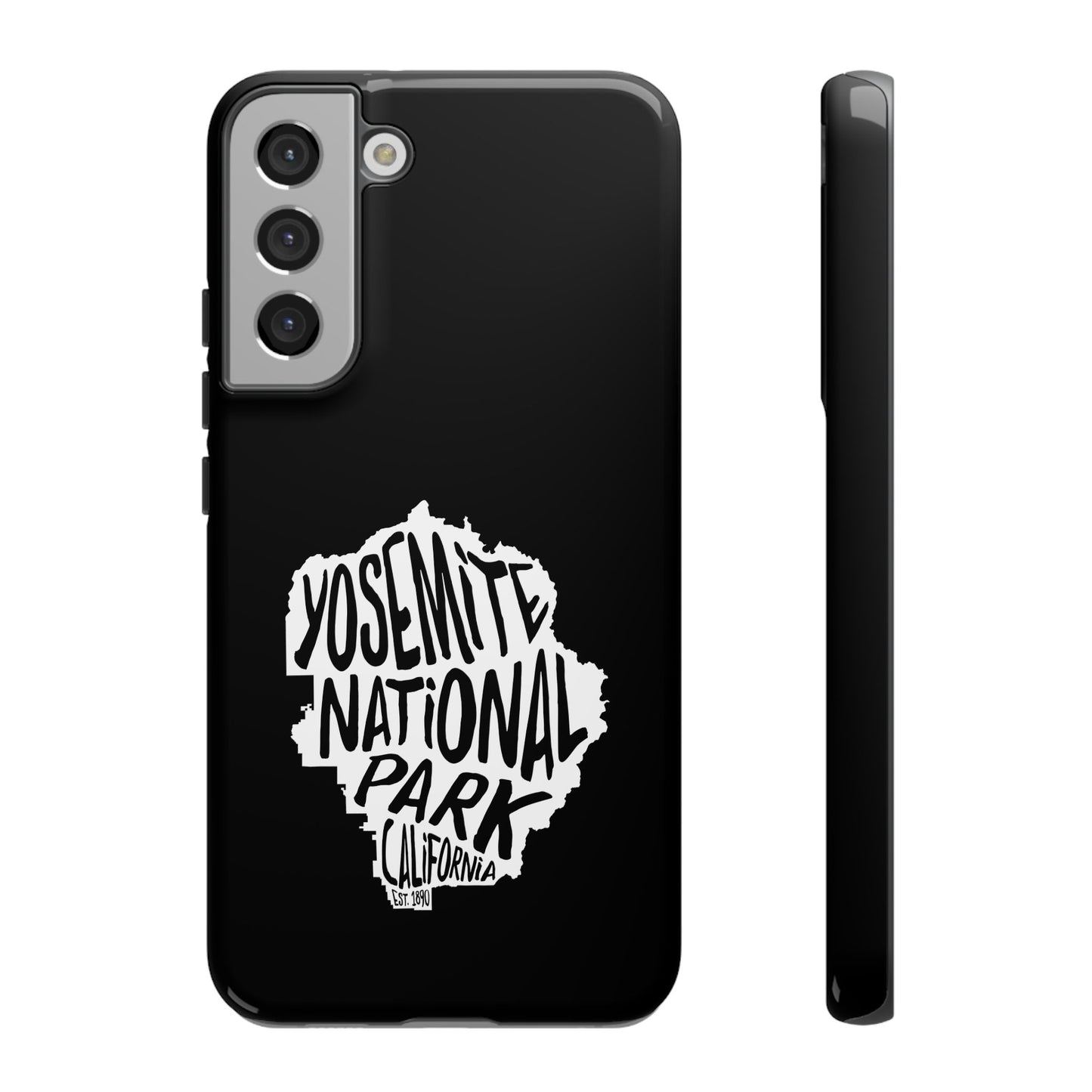 Yosemite National Park Phone Case - Map Design