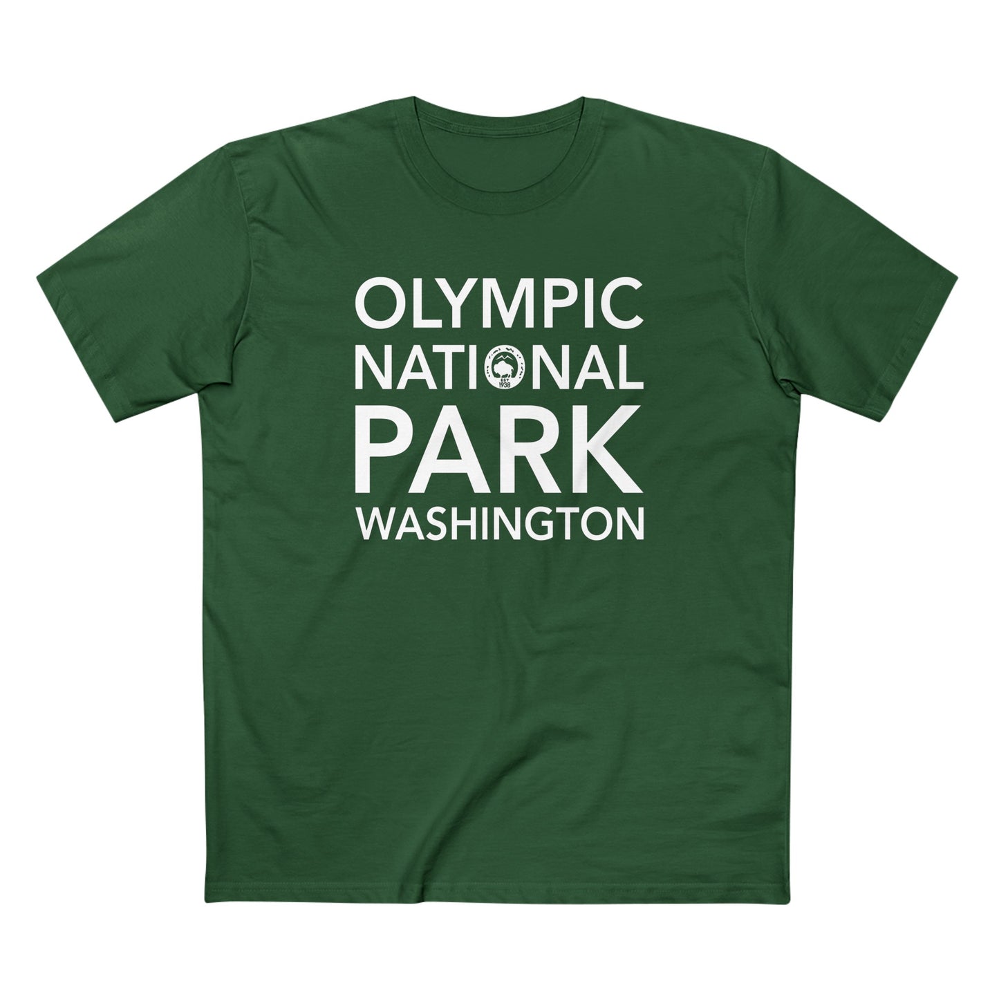 Olympic National Park T-Shirt Block Text