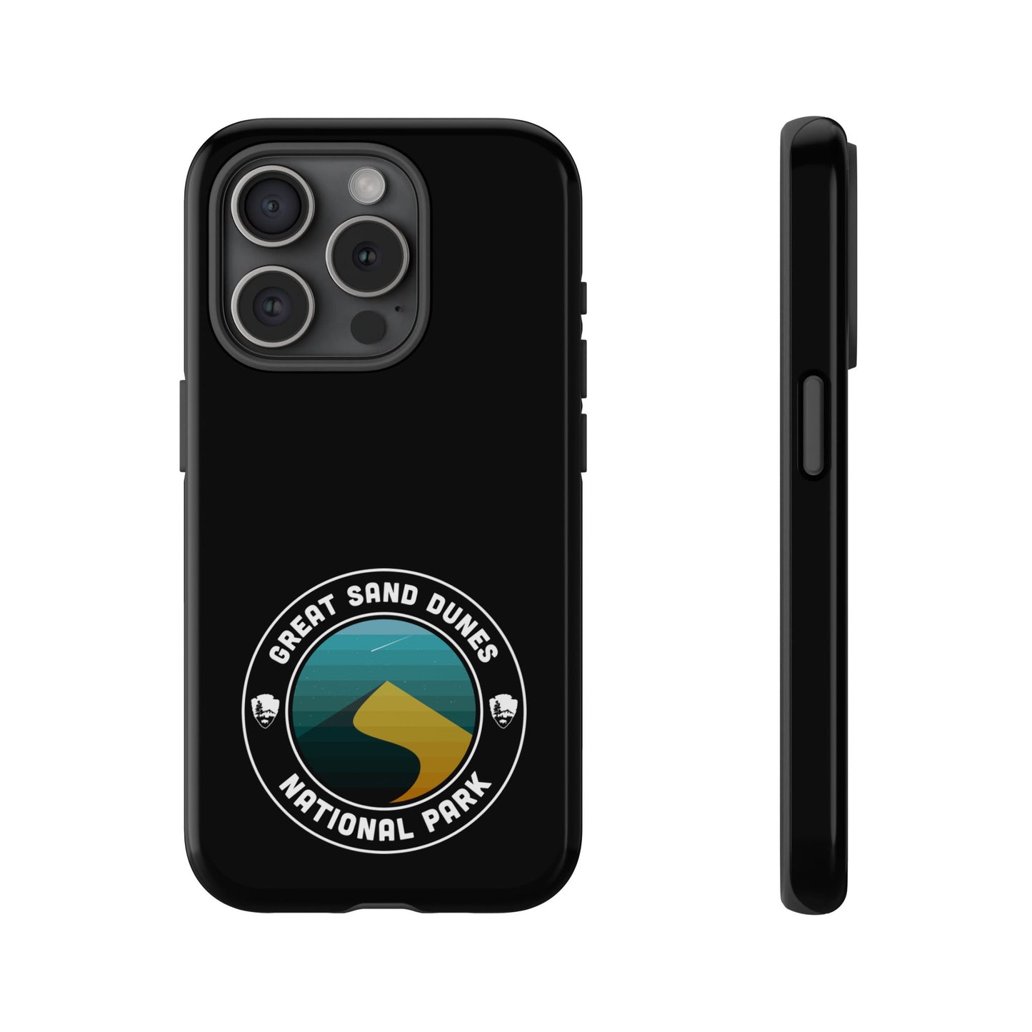 Great Sand Dunes National Park Phone Case - Round Emblem Design