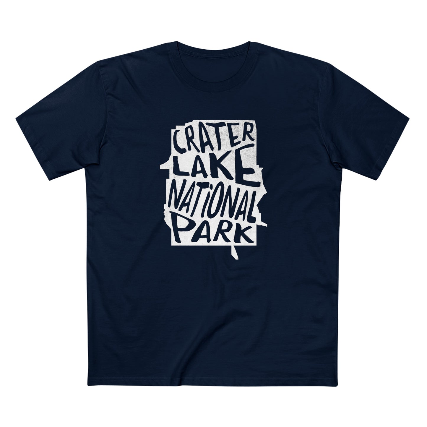 Crater Lake National Park T-Shirt - Map