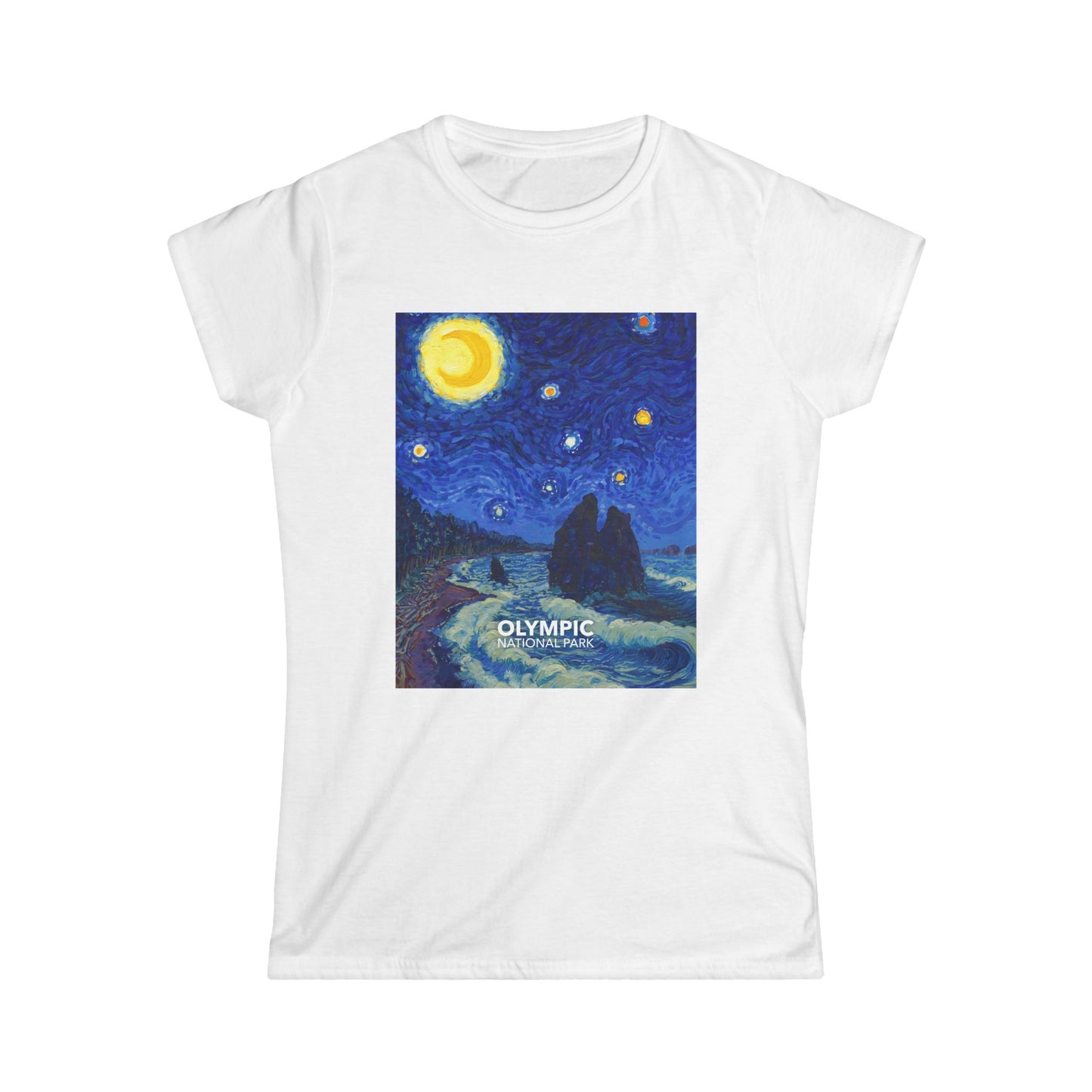 Olympic National Park T-Shirt - Women's Starry Night