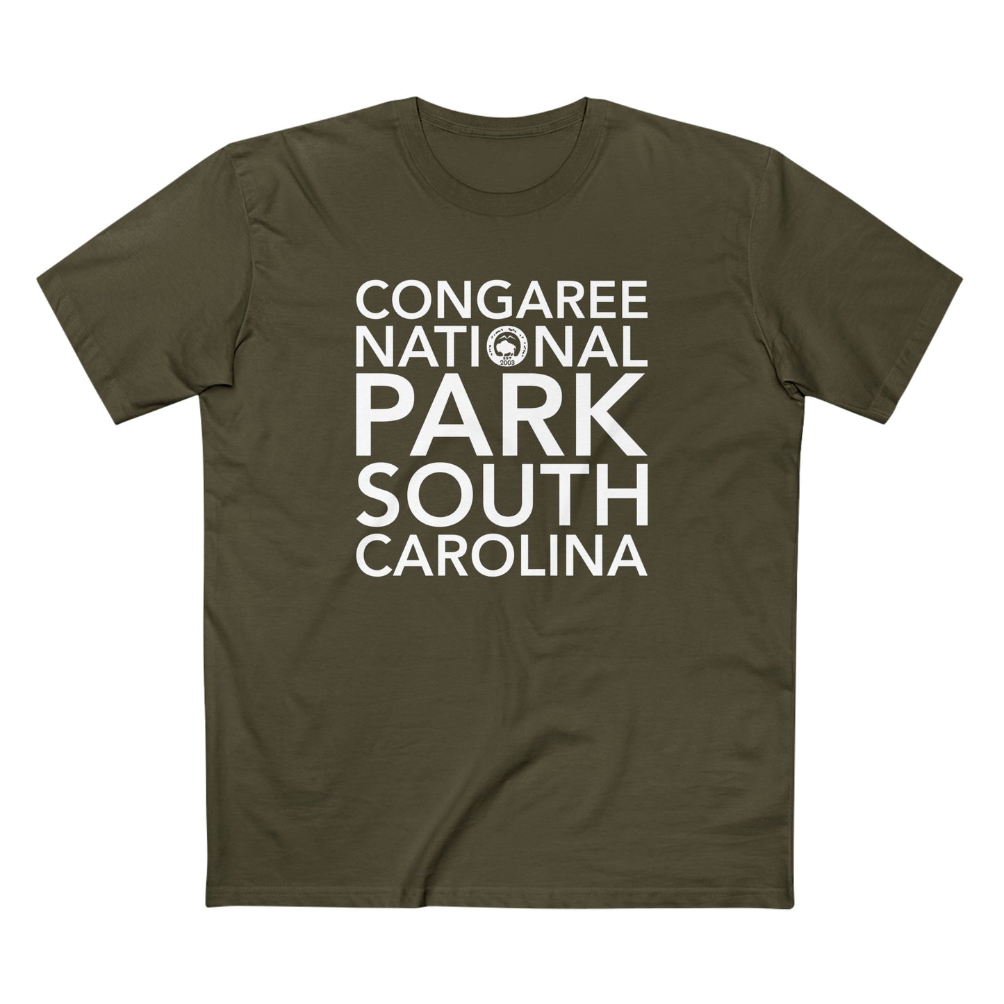 Congaree National Park T-Shirt Block Text