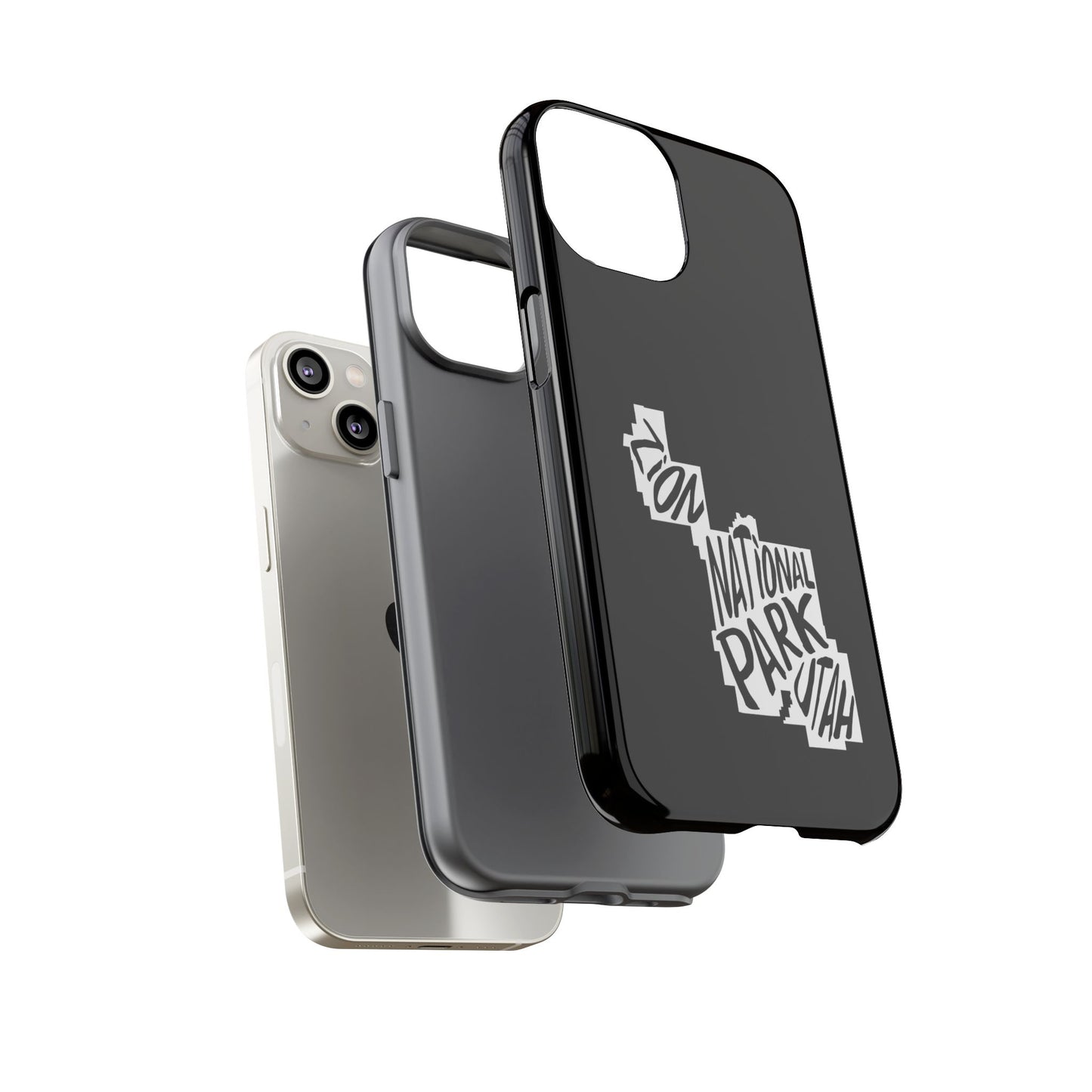 Zion National Park Phone Case - Map Design