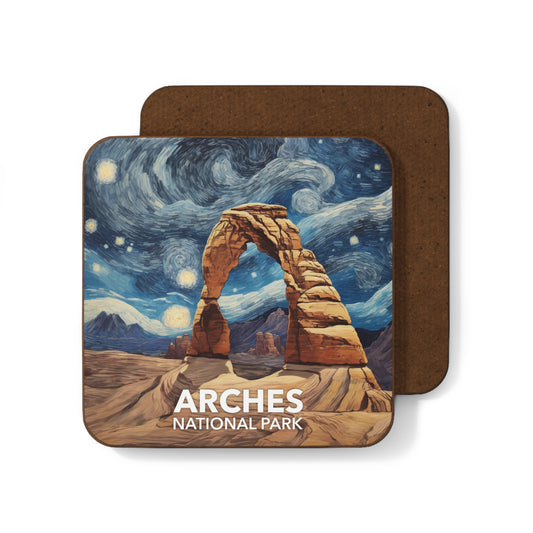 Arches National Park Coaster - The Starry Night