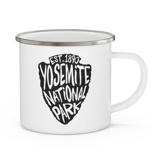 Yosemite National Park Enamel Camping Mug - Arrowhead