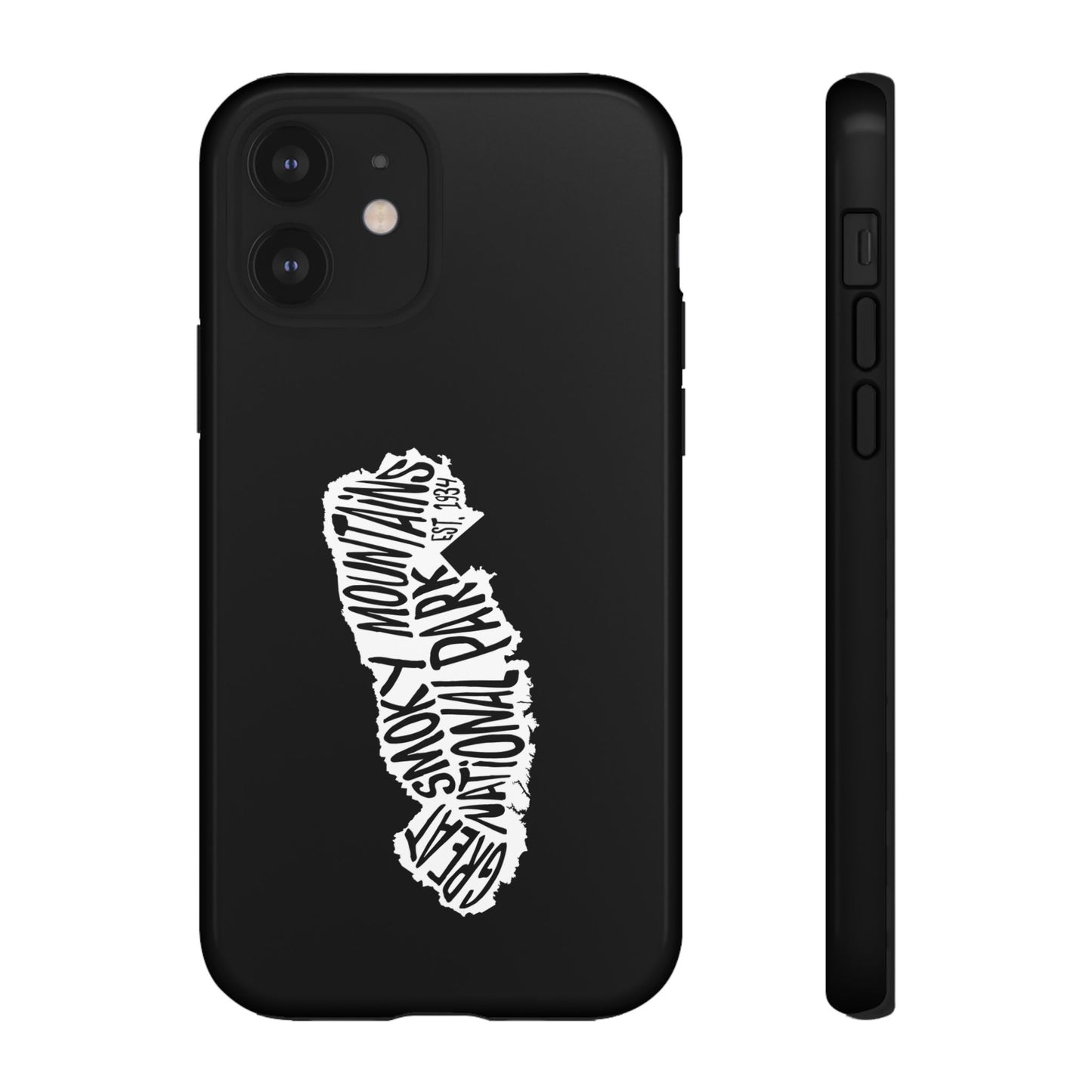 Great Smoky Mountains National Park Phone Case - Map Design