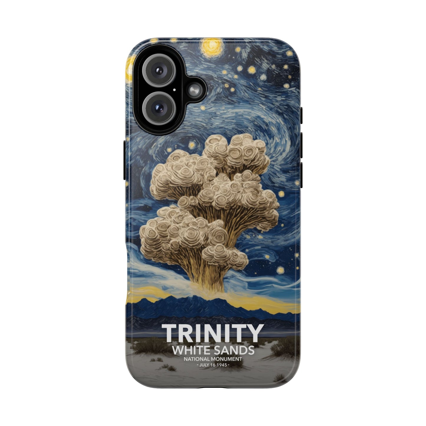 White Sands National Park Phone Case - Starry Night Trinity Test