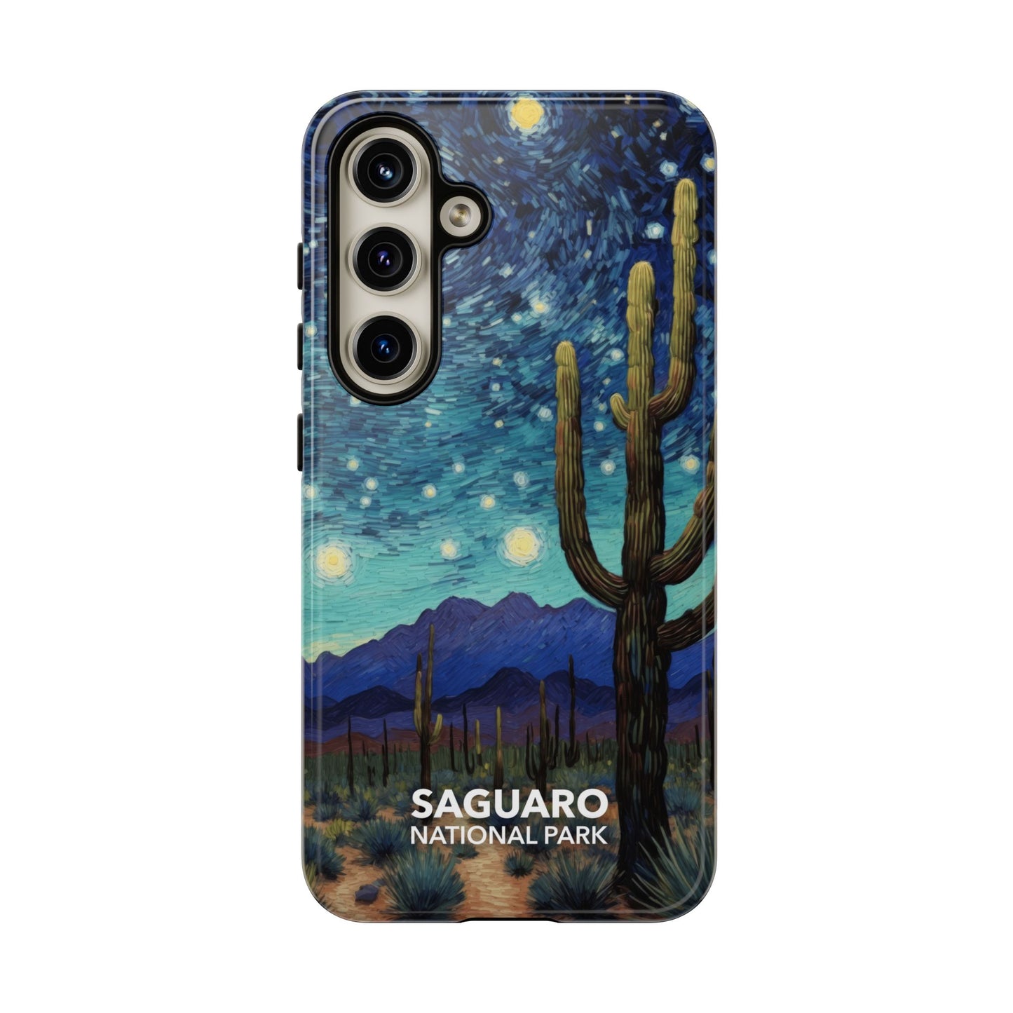 Saguaro National Park Phone Case - Starry Night