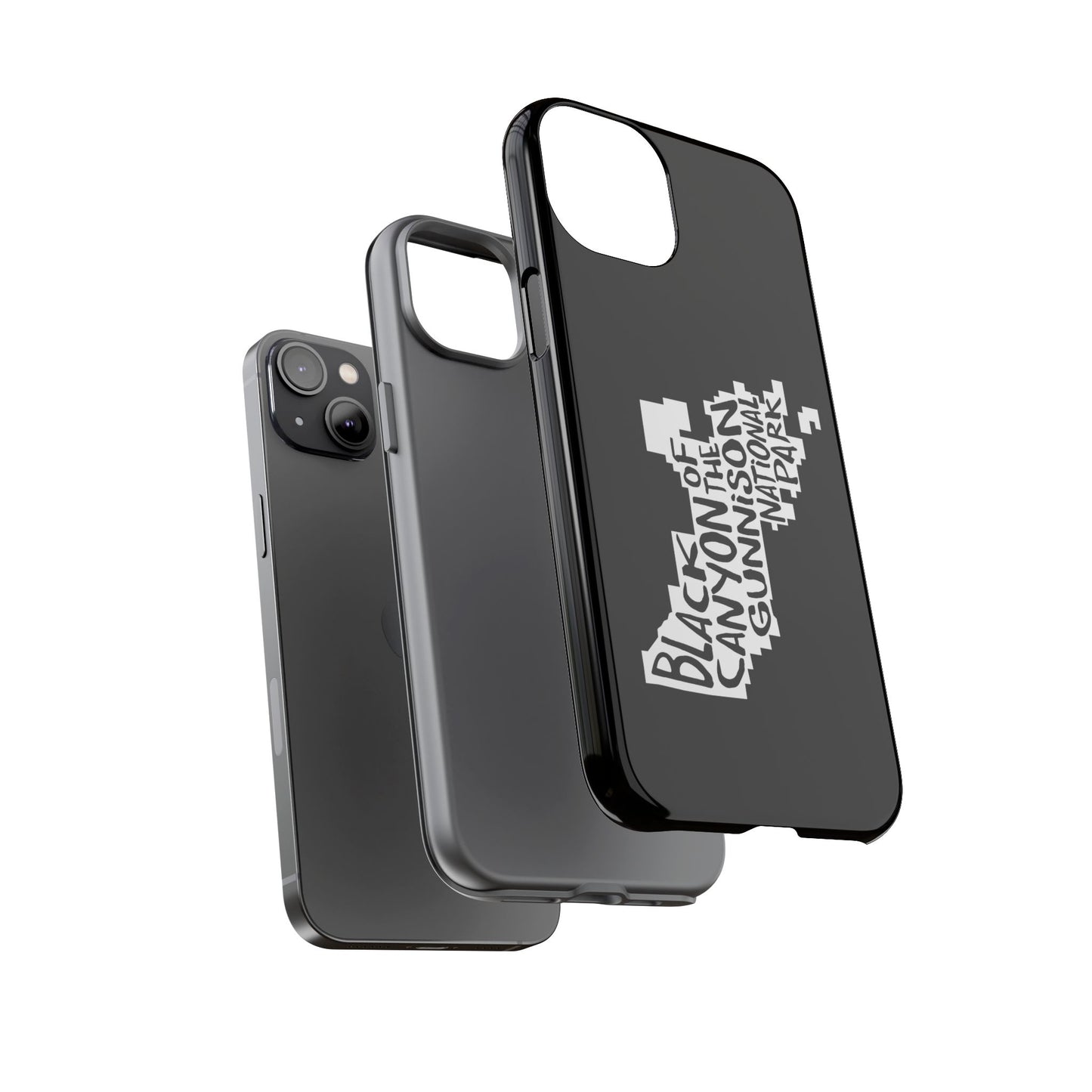 Black Canyon of the Gunnison National Park Phone Case - Map Design
