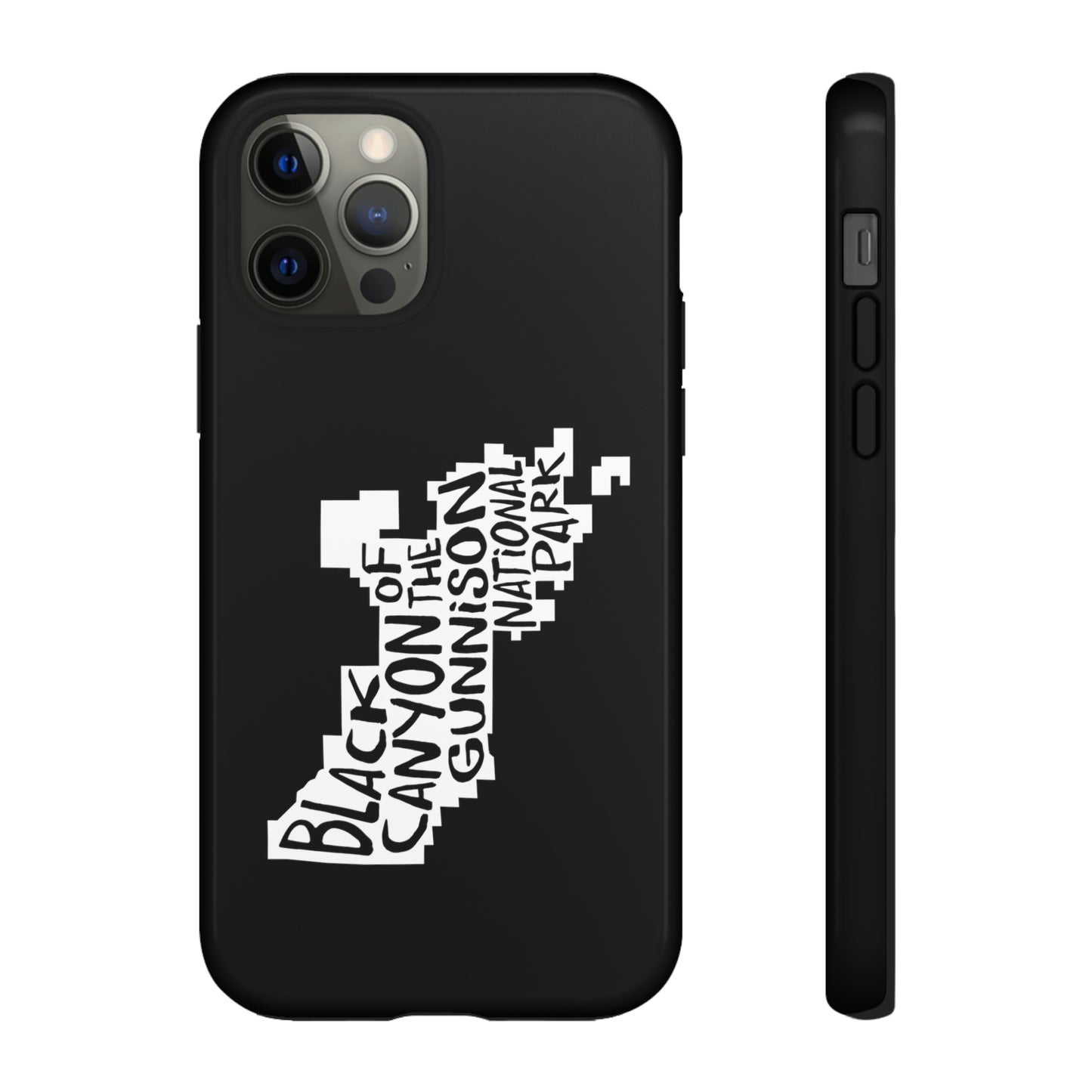 Black Canyon of the Gunnison National Park Phone Case - Map Design