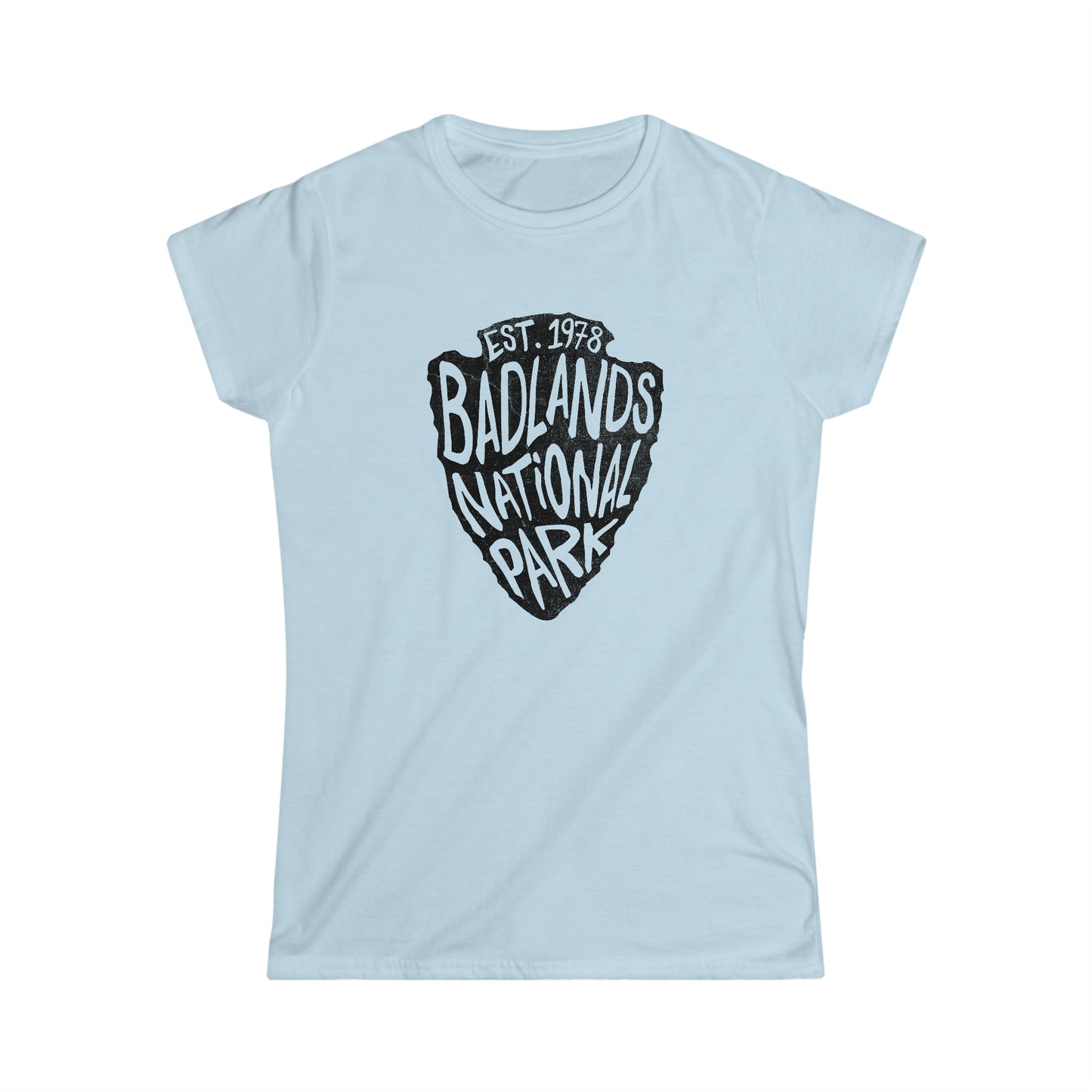 Badlands National Park Women's T-Shirt - Arrowhead Design