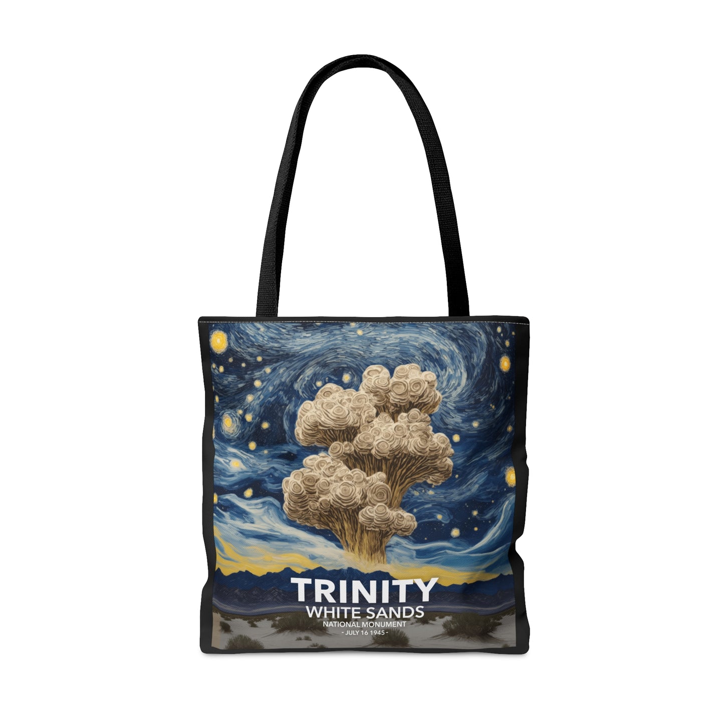 White Sands National Park Tote Bag - The Starry Night Trinity Test