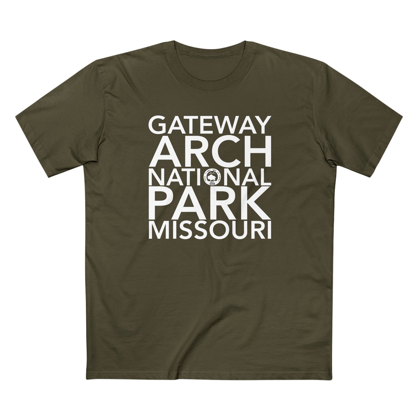 Gateway Arch National Park T-Shirt Block Text