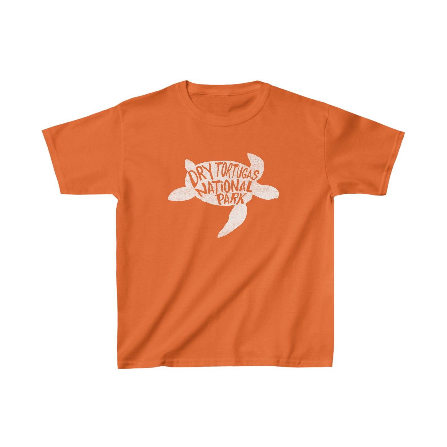 Dry Tortugas National Park Child T-Shirt - Turtle Chunky Text