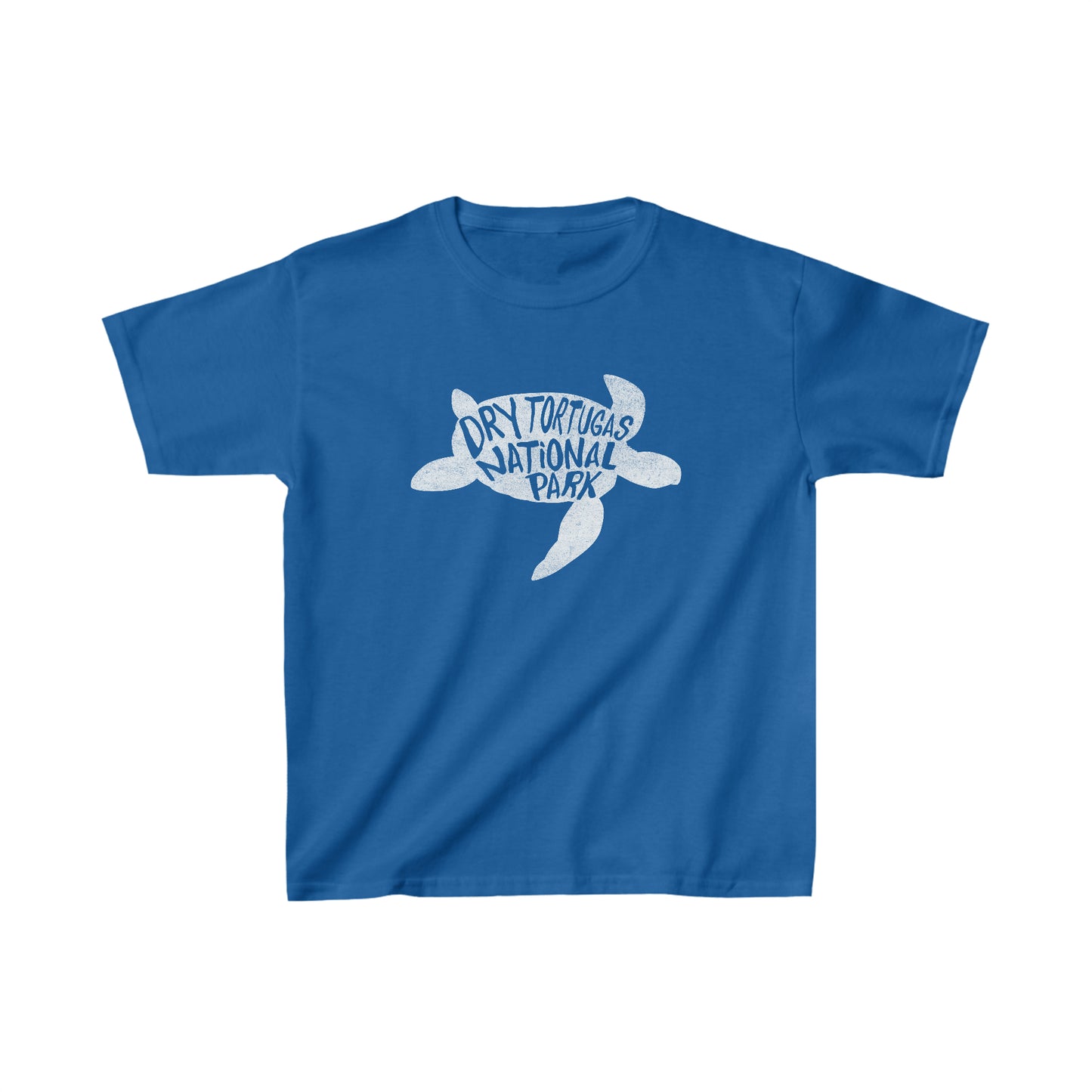 Dry Tortugas National Park Child T-Shirt - Turtle Chunky Text