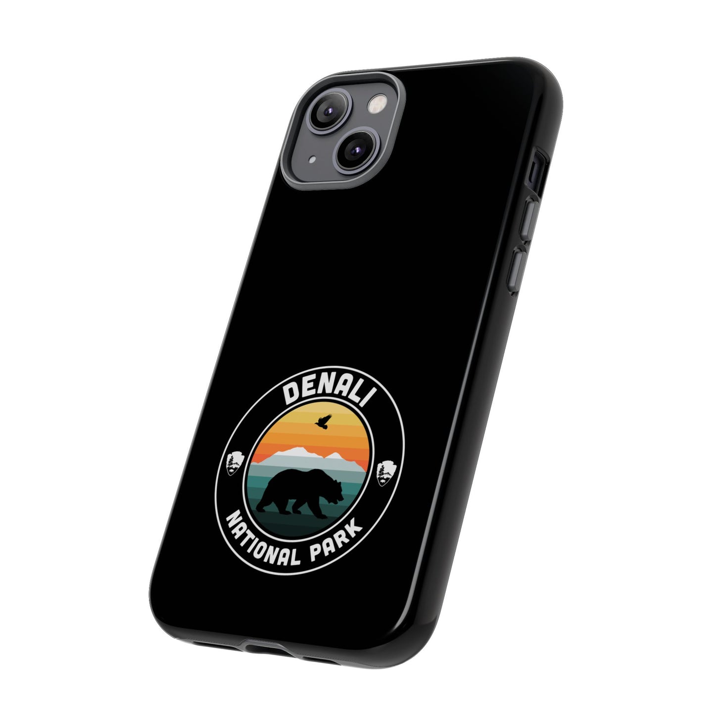 Denali National Park Phone Case - Round Emblem Design