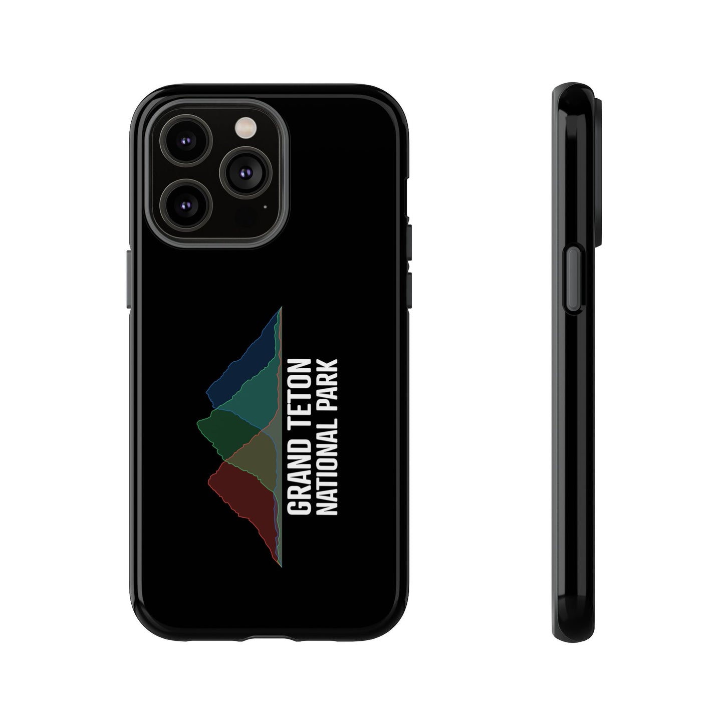 Grand Teton National Park Phone Case - Histogram Design