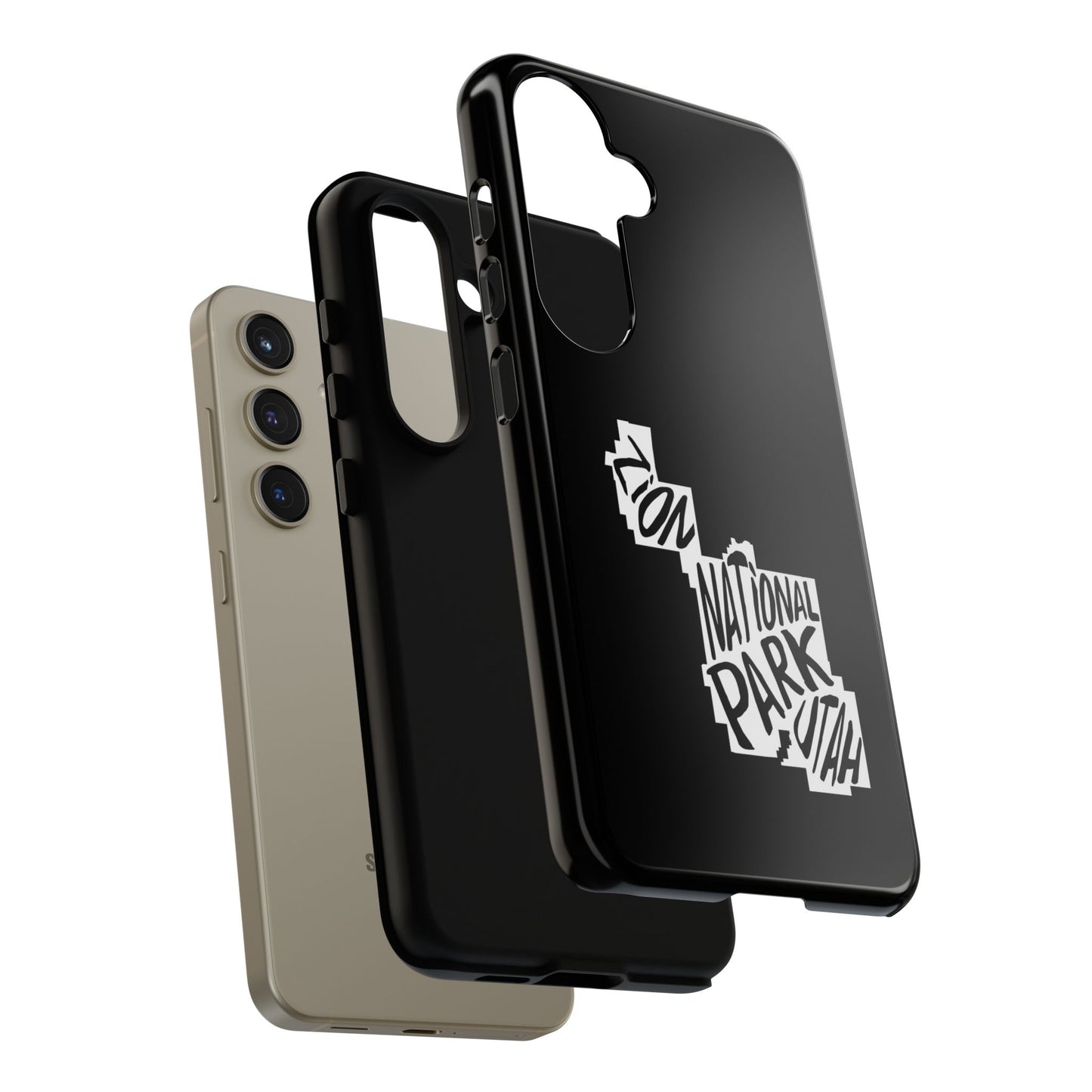 Zion National Park Phone Case - Map Design