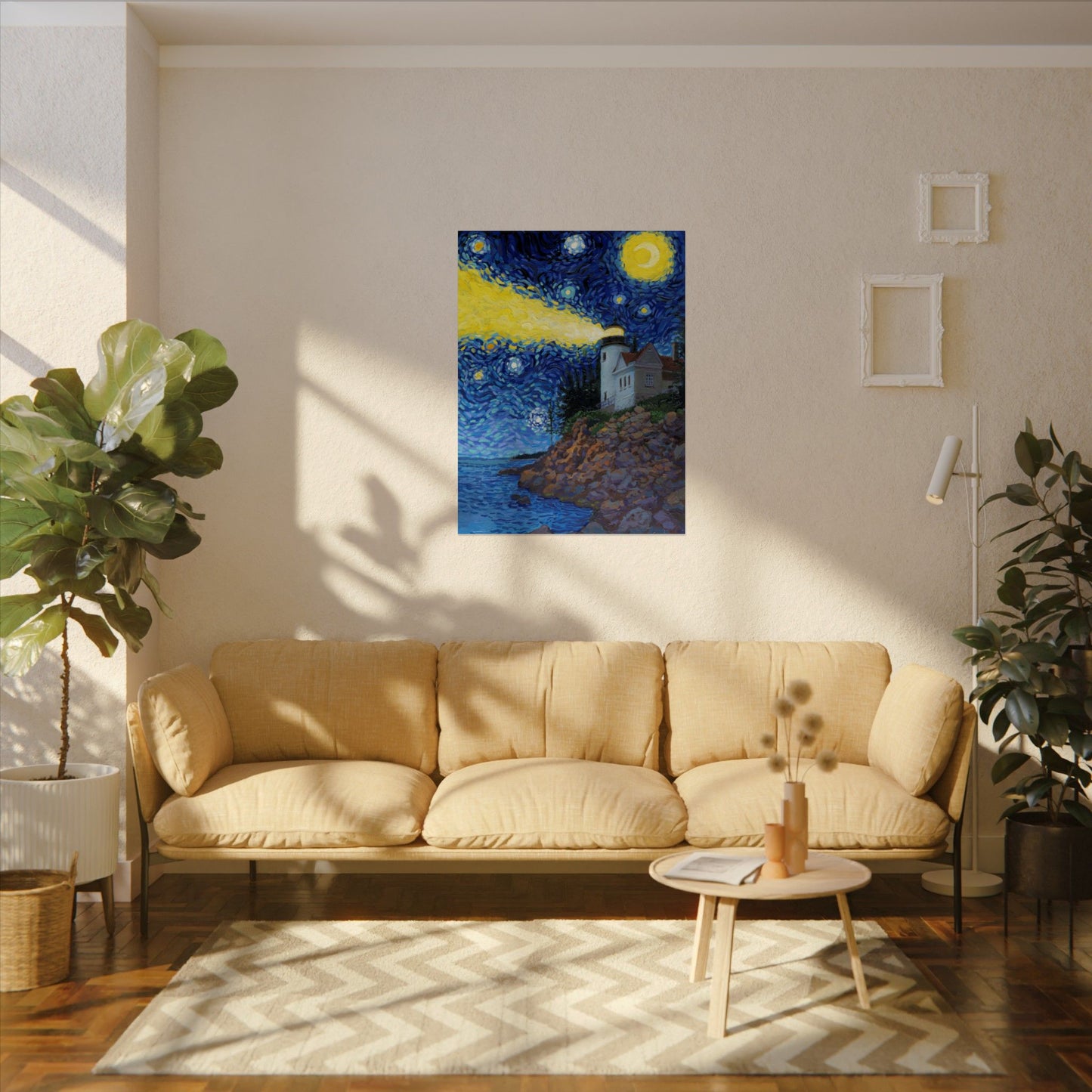 Acadia National Park Starry Night Poster - Premium Textured Paper
