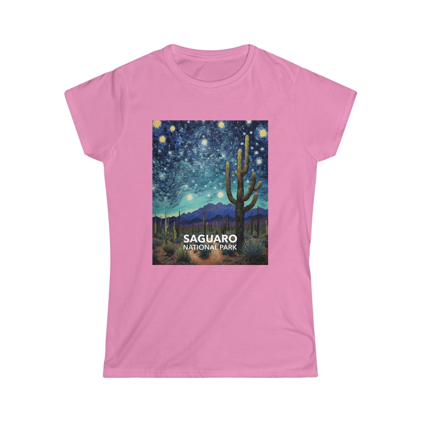 Saguaro National Park T-Shirt - Women's Starry Night