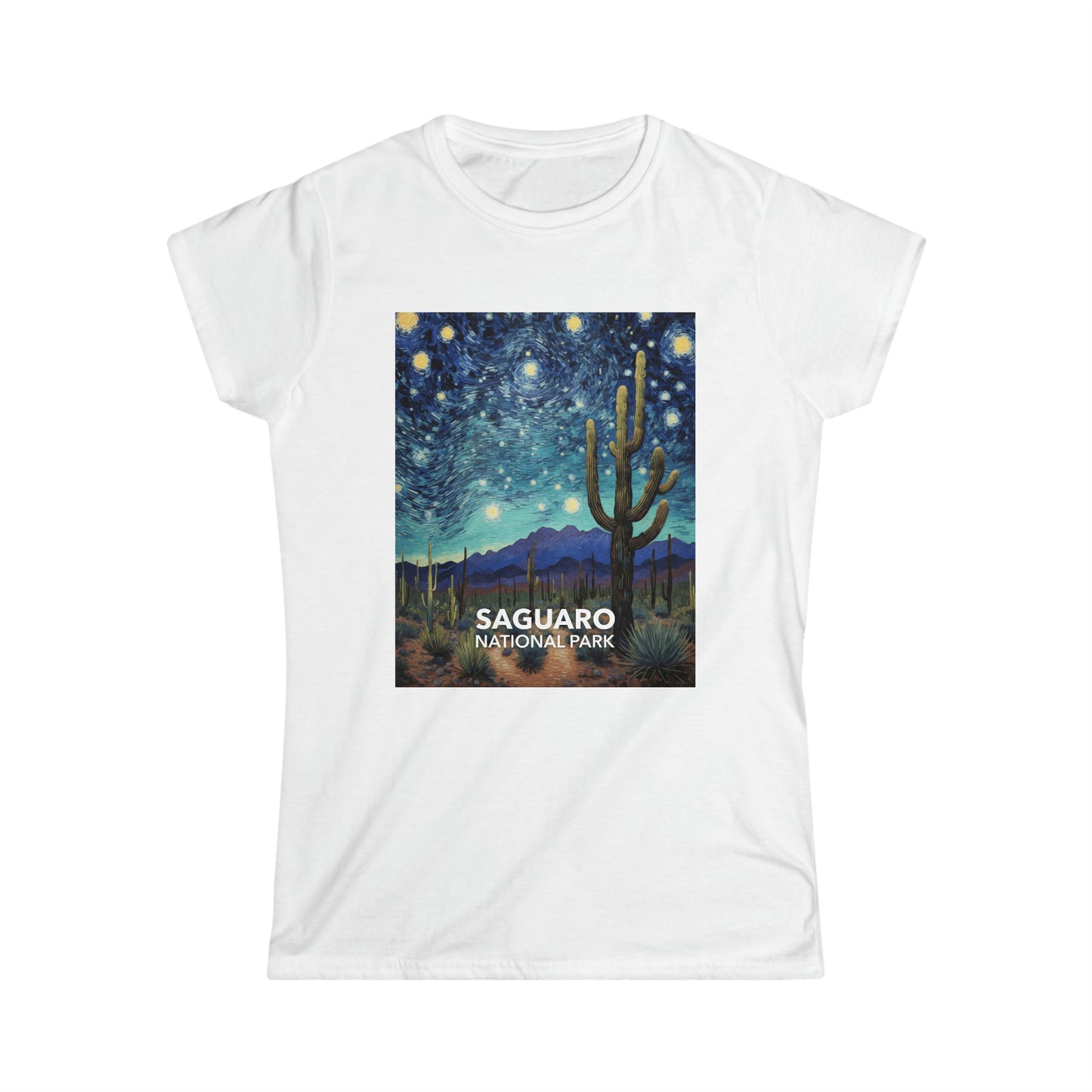 Saguaro National Park T-Shirt - Women's Starry Night