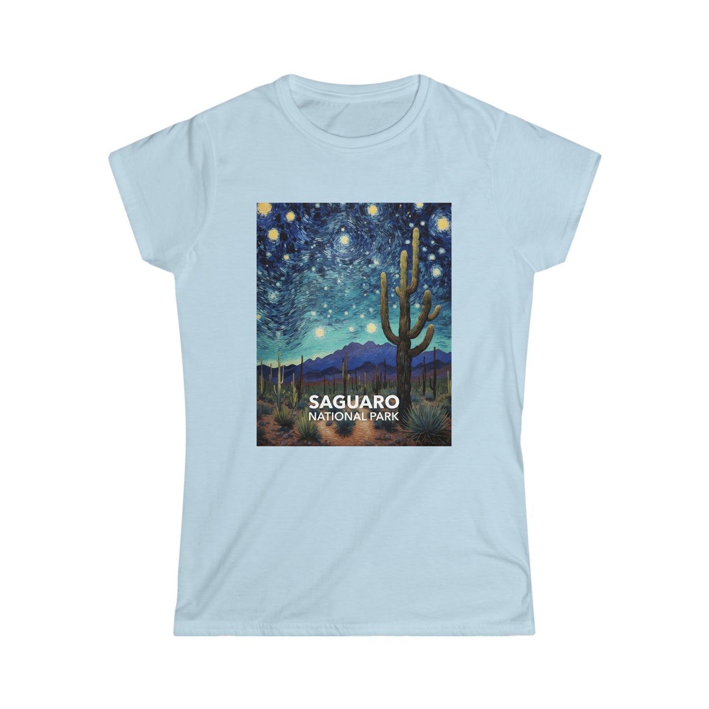Saguaro National Park T-Shirt - Women's Starry Night