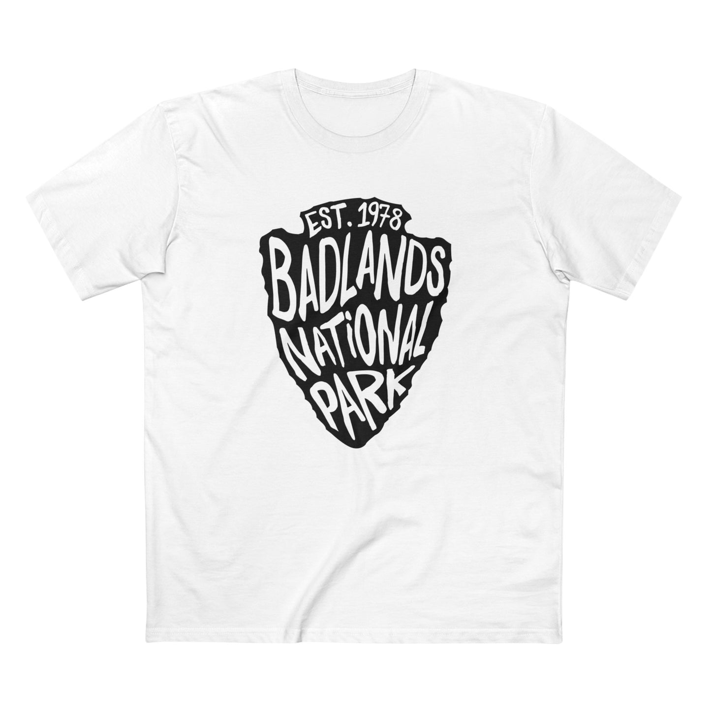 Badlands National Park T-Shirt - Arrowhead Design