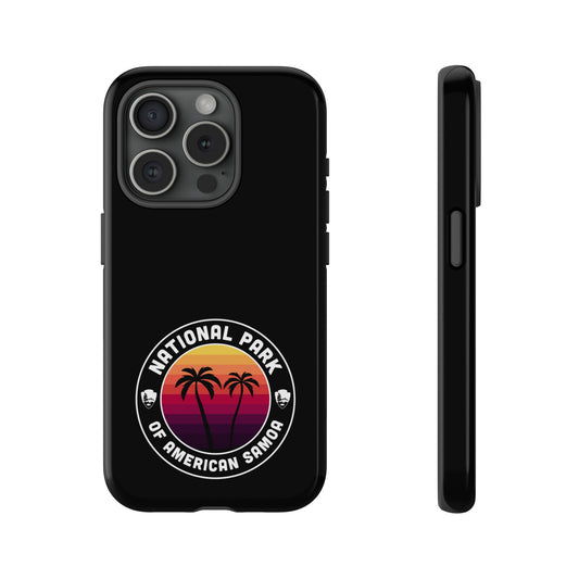 National Park of American Samoa Phone Case - Round Emblem Design