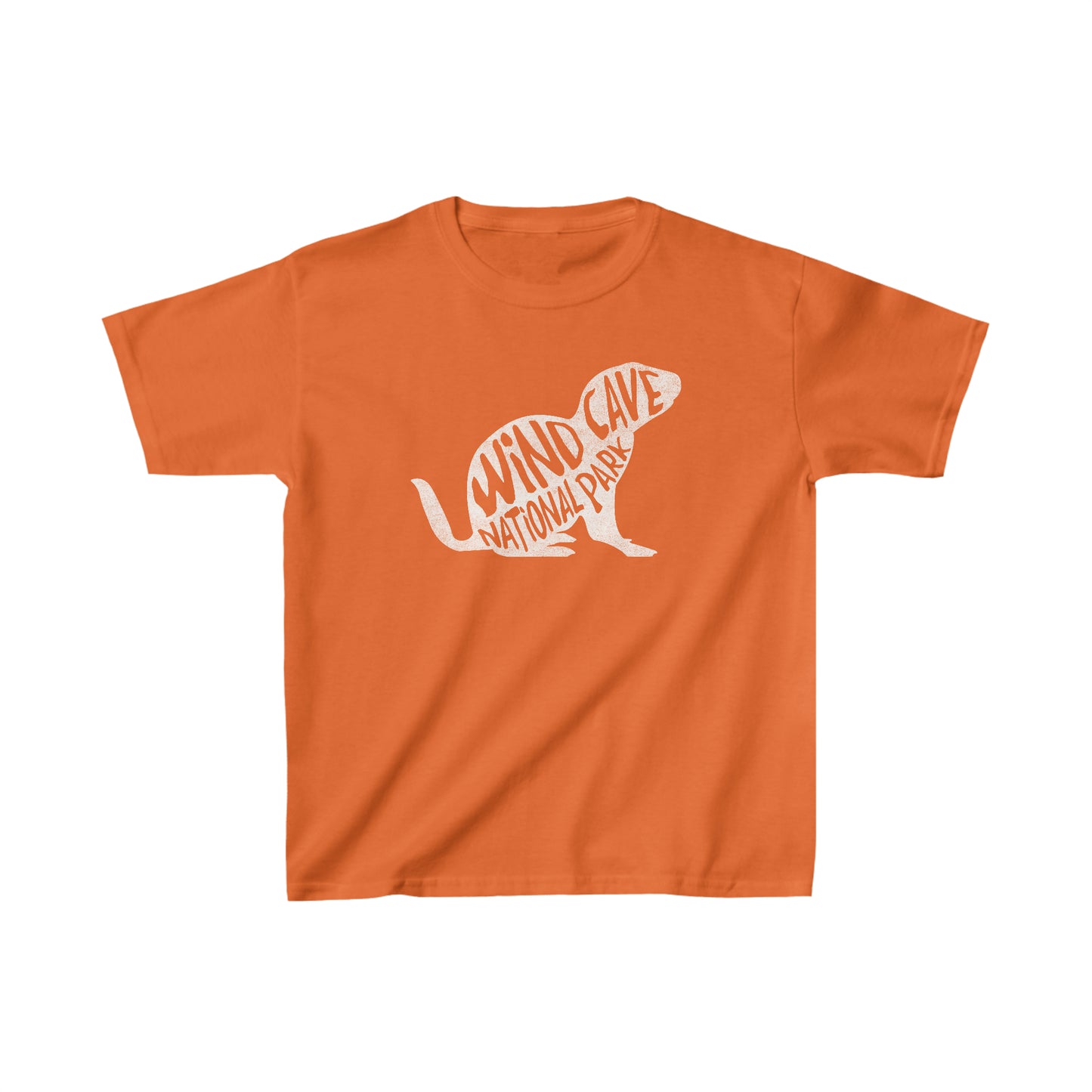 Wind Cave National Park Child T-Shirt - Prairie Dog Chunky Text