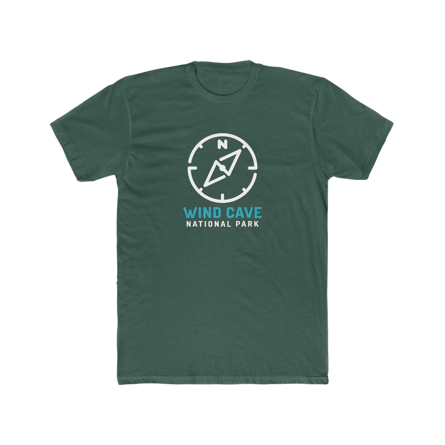 Wind Cave National Park T-Shirt Compass Design