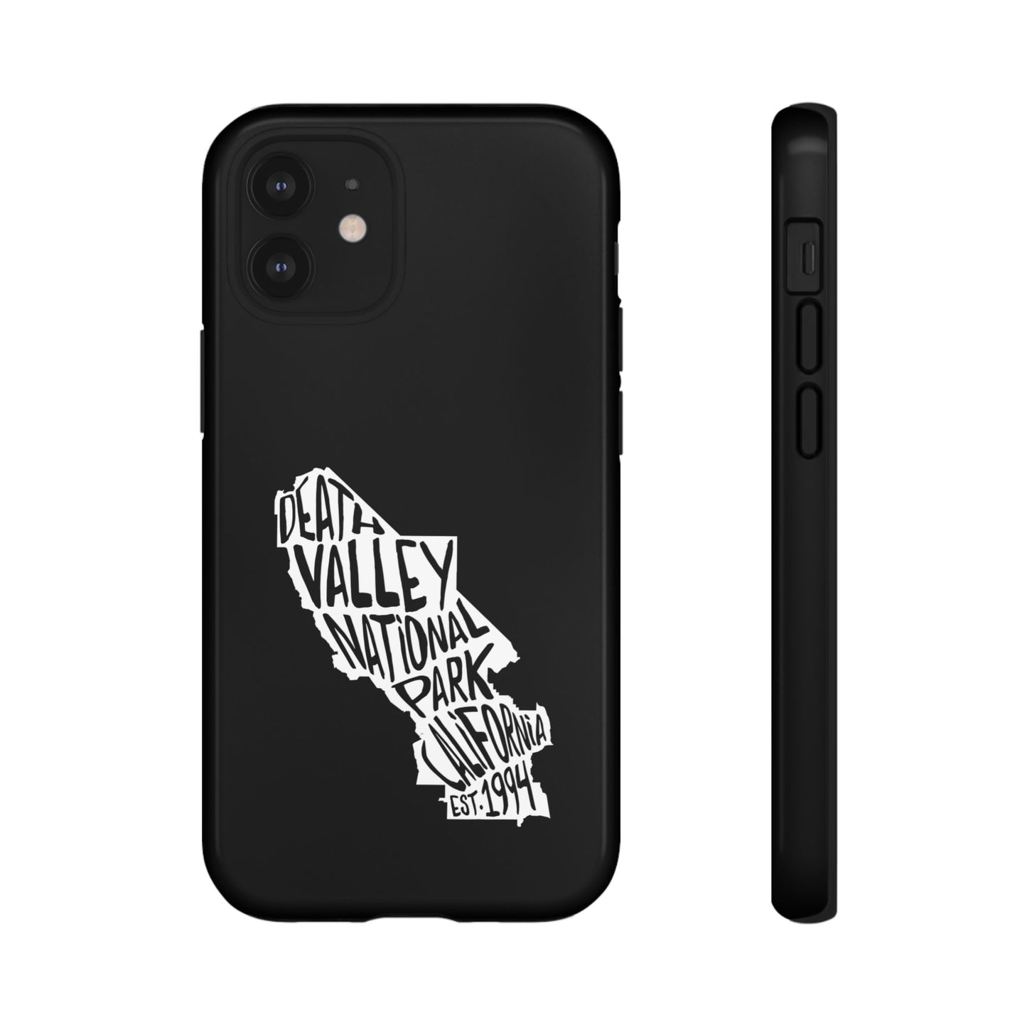 Death Valley National Park Phone Case - Map Design