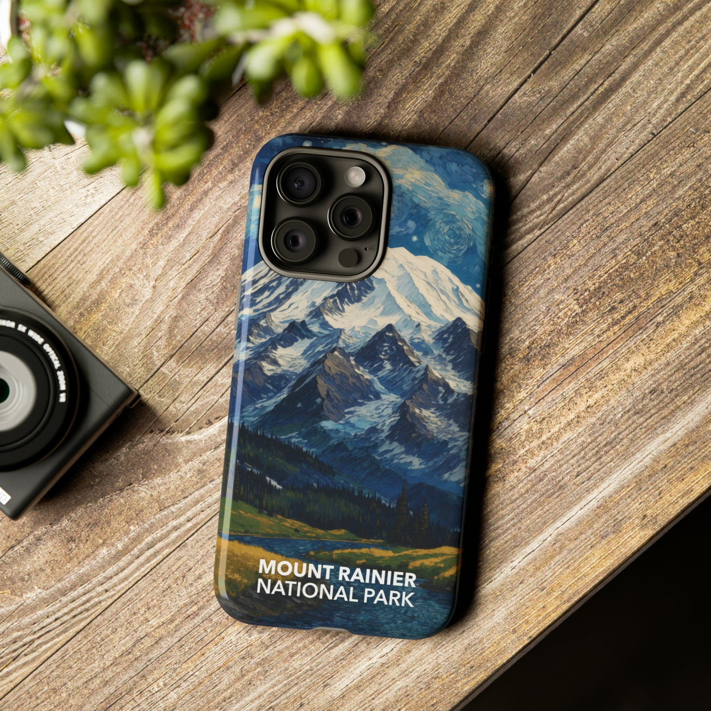 Mount Rainier National Park Phone Case - Starry Night