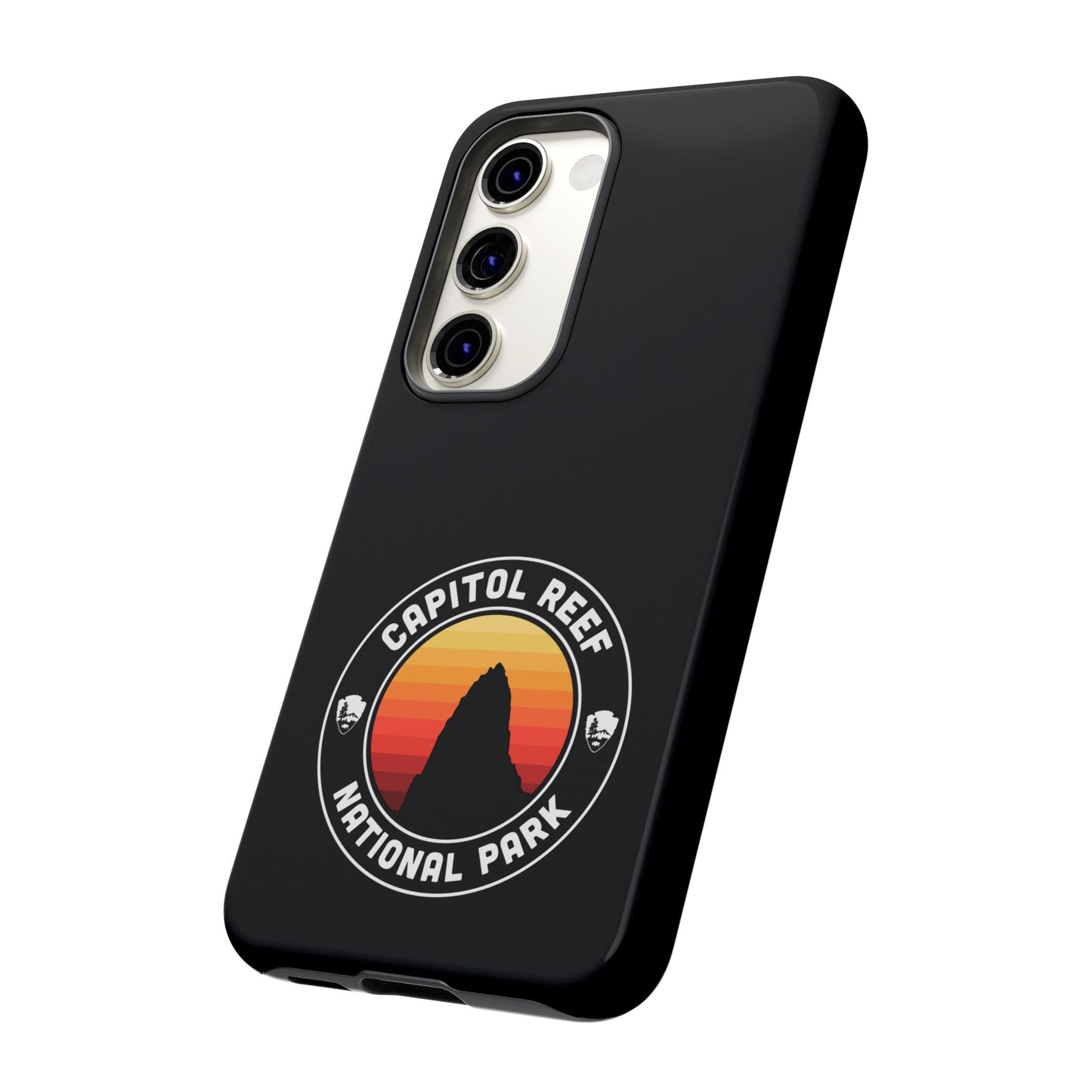 Capitol Reef National Park Phone Case - Round Emblem Design