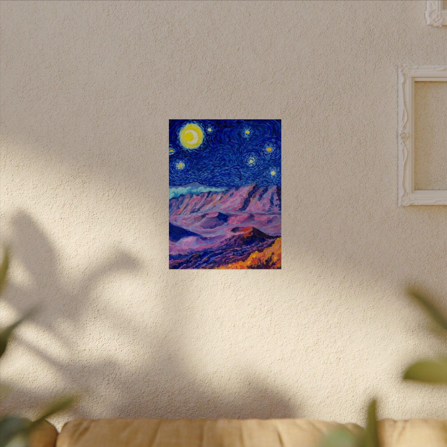 Haleakalā Park Starry Night Poster - Premium Textured Paper