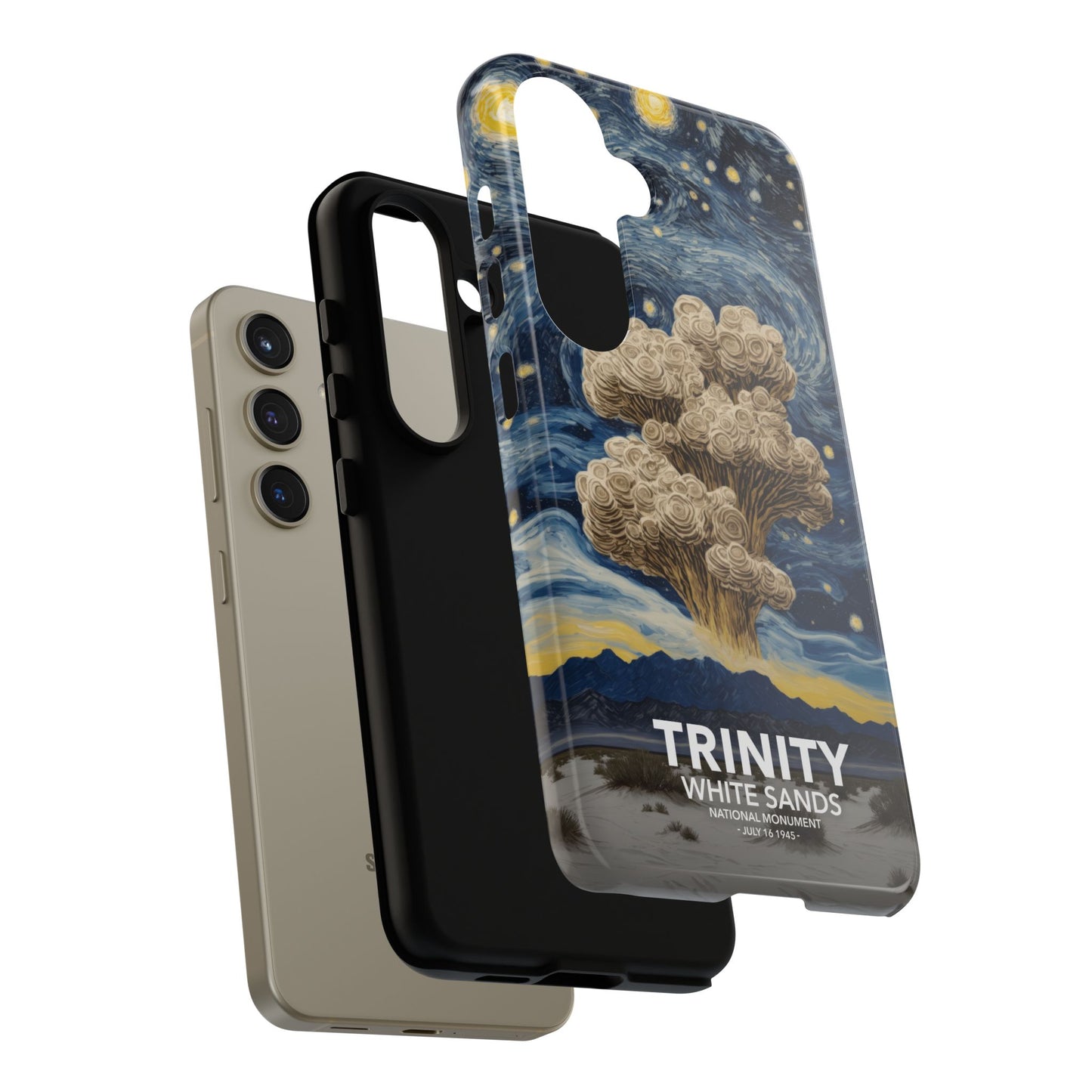White Sands National Park Phone Case - Starry Night Trinity Test