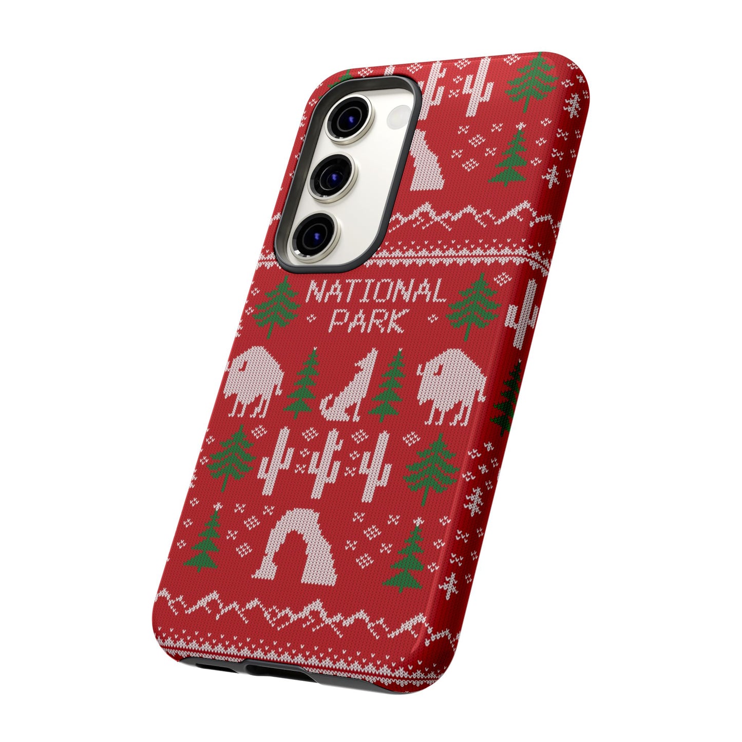 National Park Phone Case - Fair Isle Pattern
