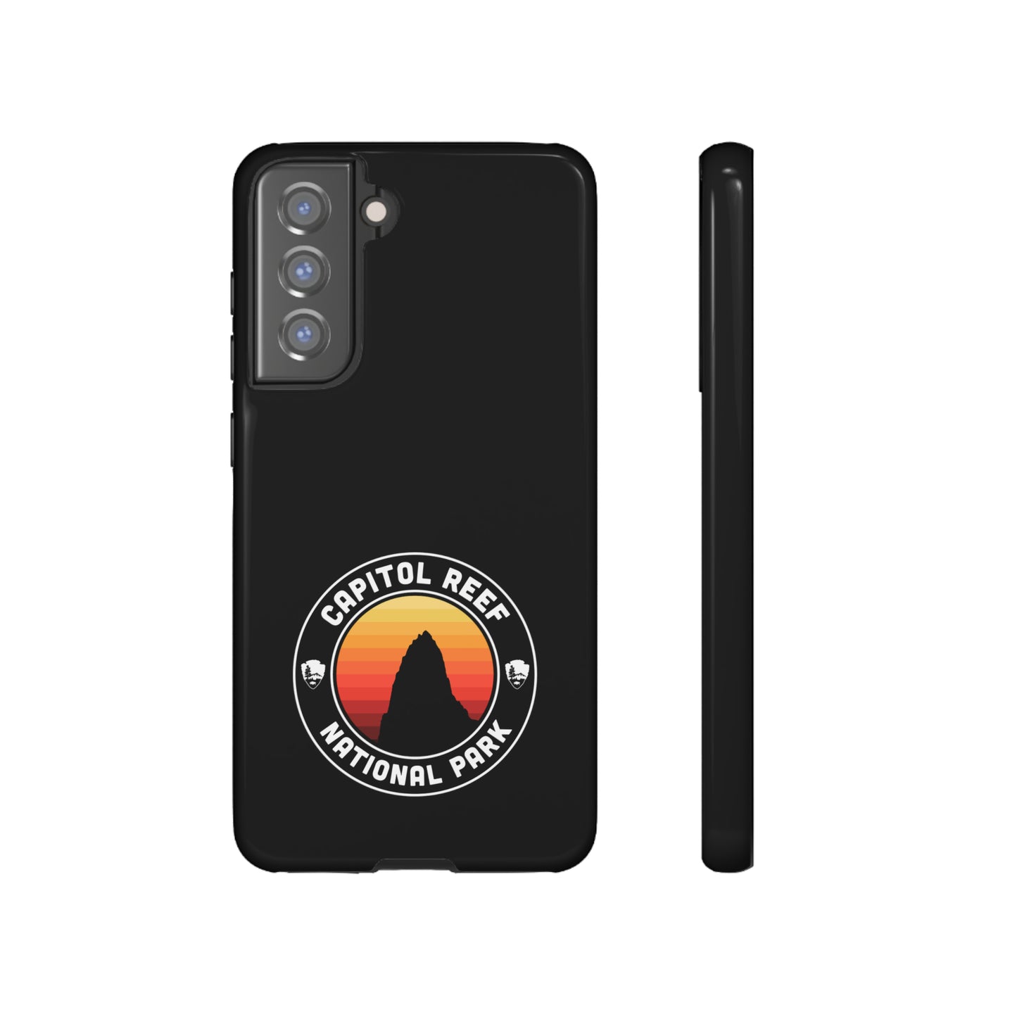Capitol Reef National Park Phone Case - Round Emblem Design