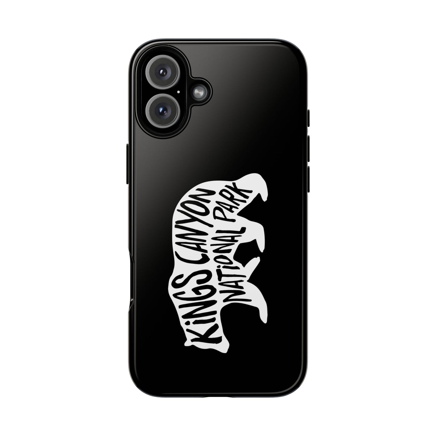 Kings Canyon National Park Phone Case - Black Bear Design