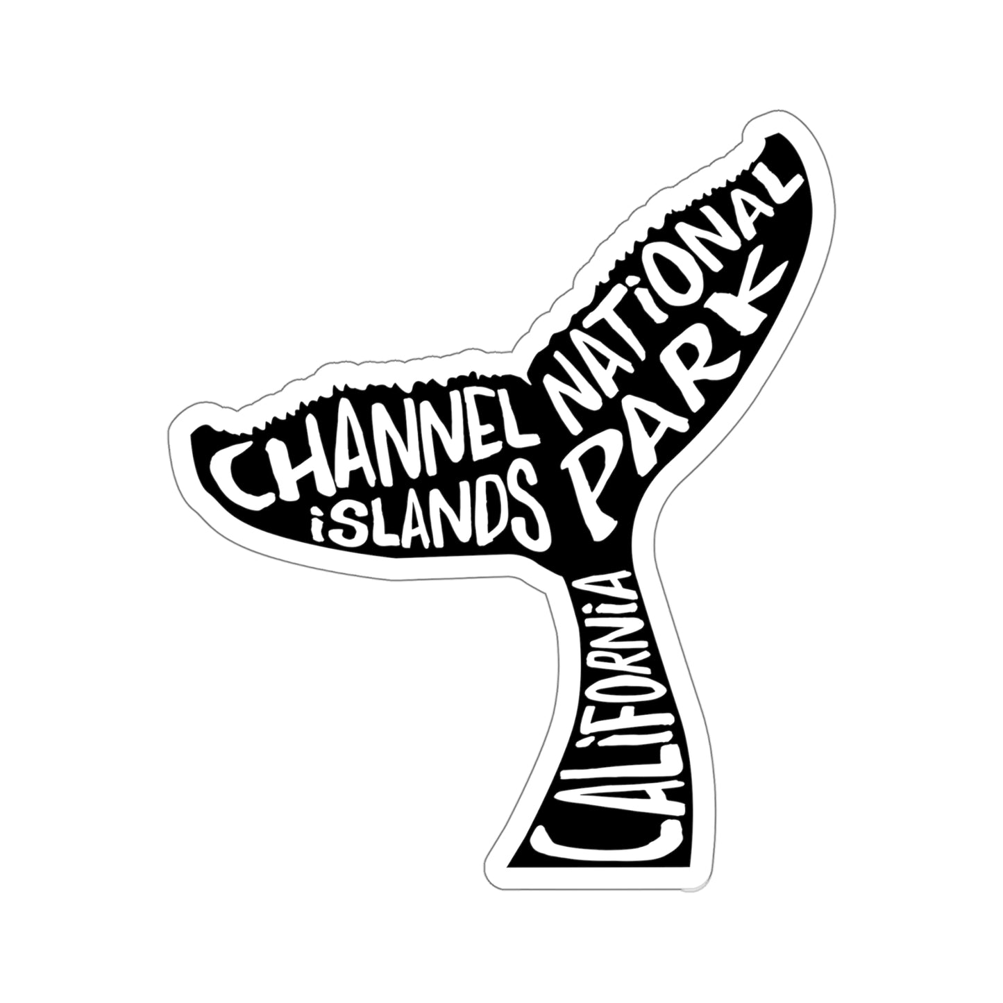 Channel Islands National Park Sticker - Humpback Whale Tail