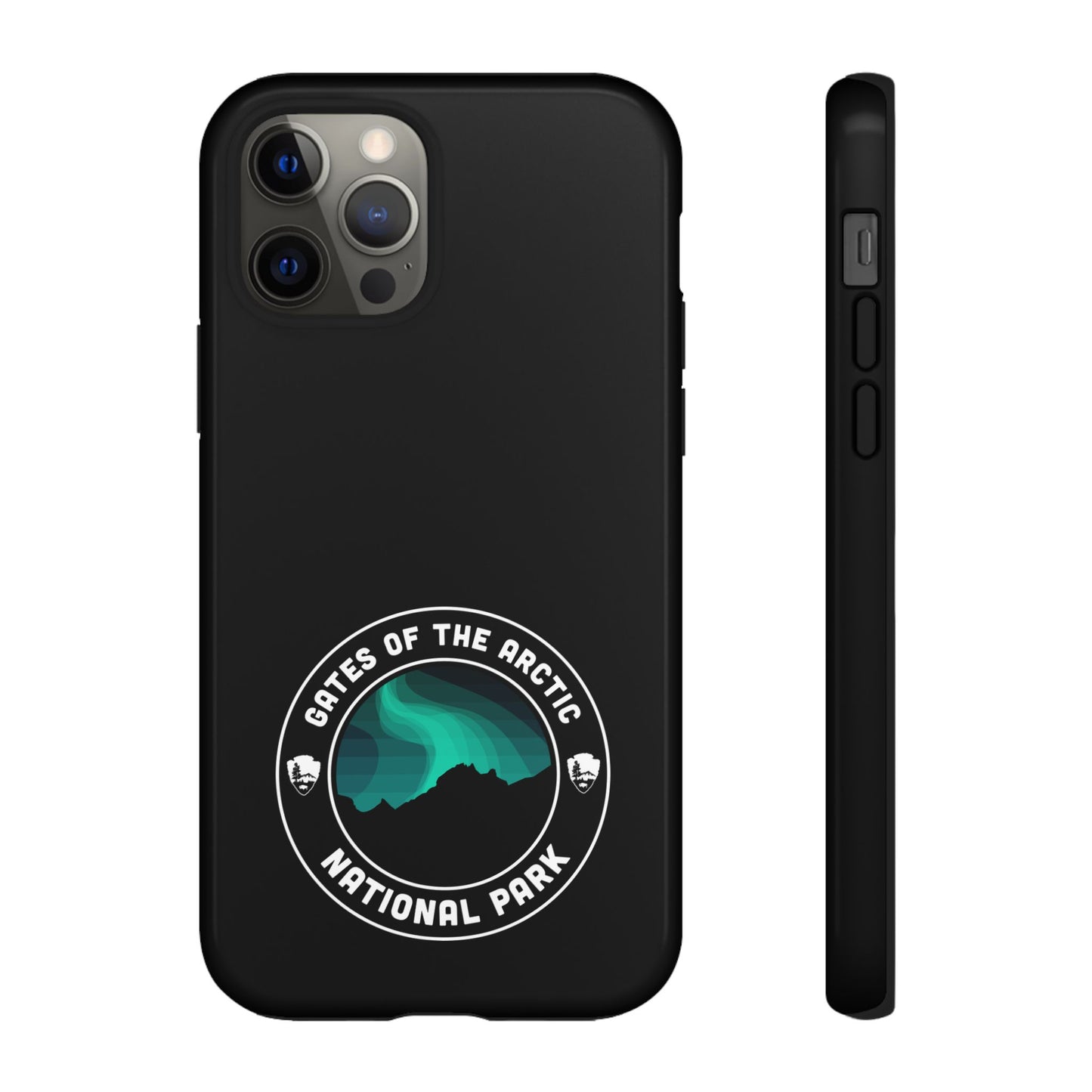 Gates of the Arctic National Park Phone Case - Round Emblem Design