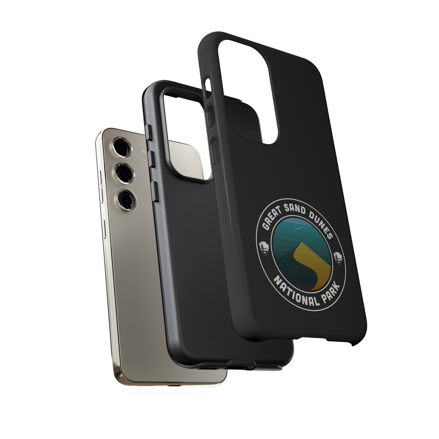 Great Sand Dunes National Park Phone Case - Round Emblem Design